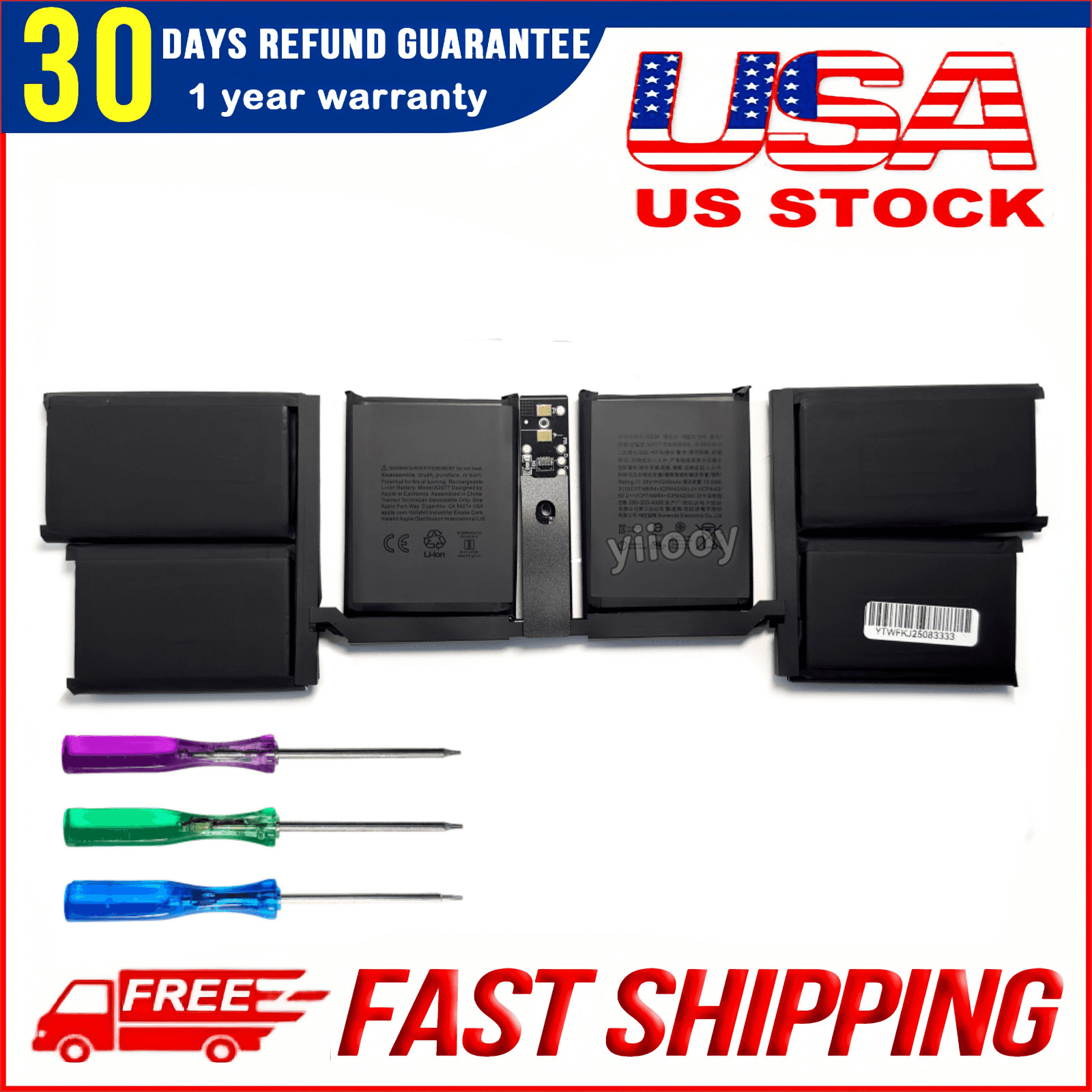 New Genuine A2977 Battery for Apple Macbook Pro 14″ A2992 M3 PRO LATE 2023