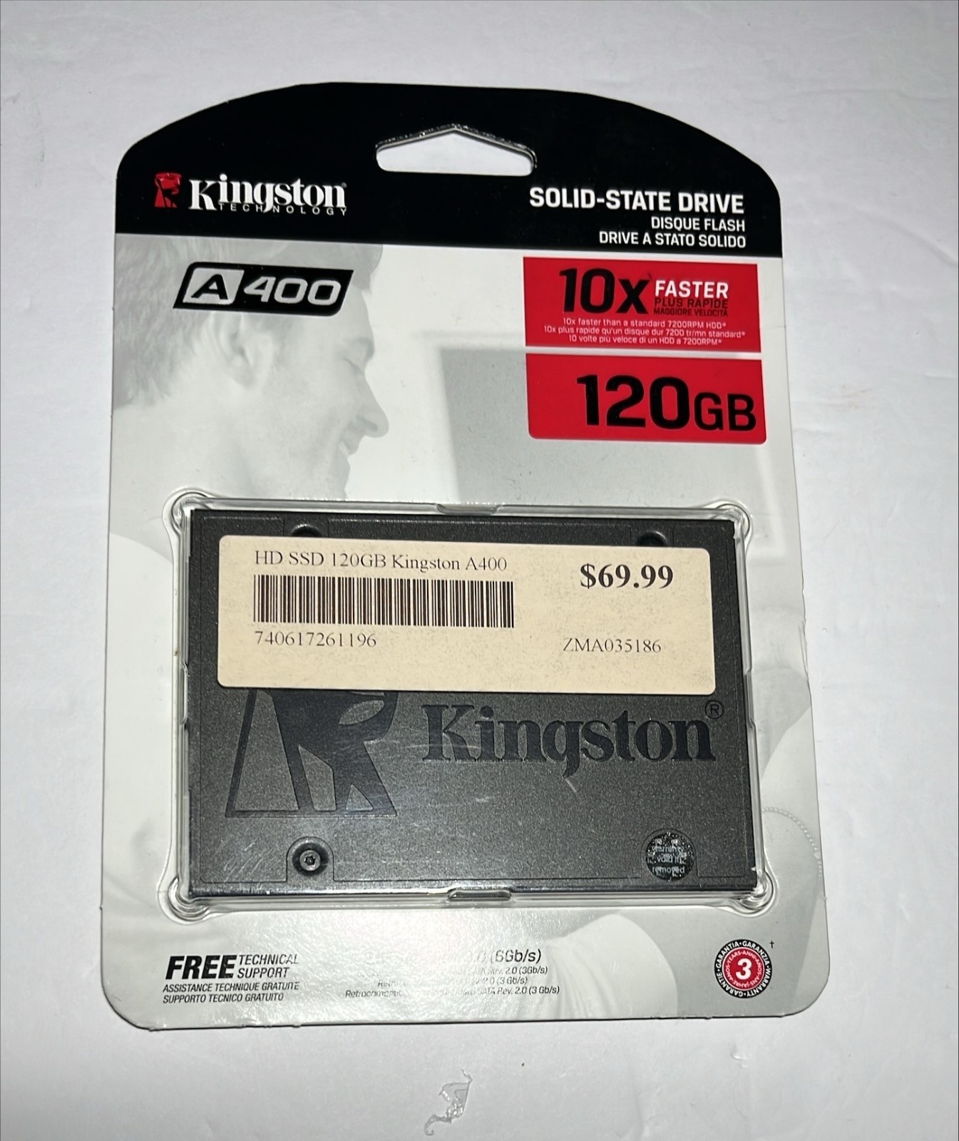 NEW! Kingston A400 120GB Solid State Drive SA400S37/120G