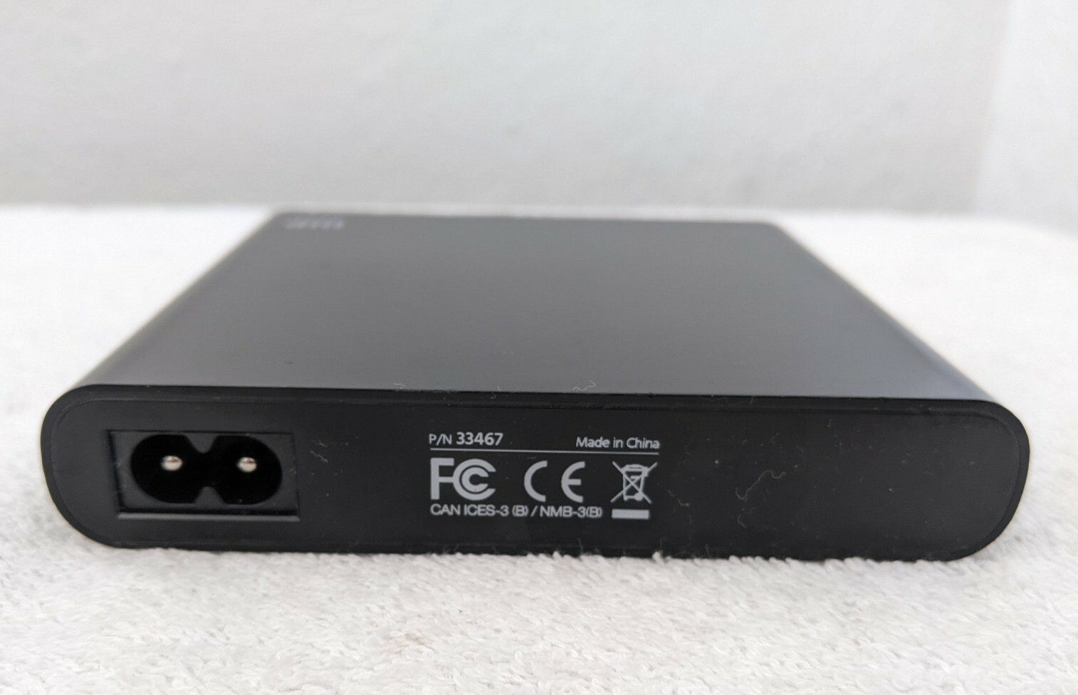MONOPRICE 80W 5 Port USB Smart Charger 1 USB C & 4 USB A – IIIP Black 33467 READ
