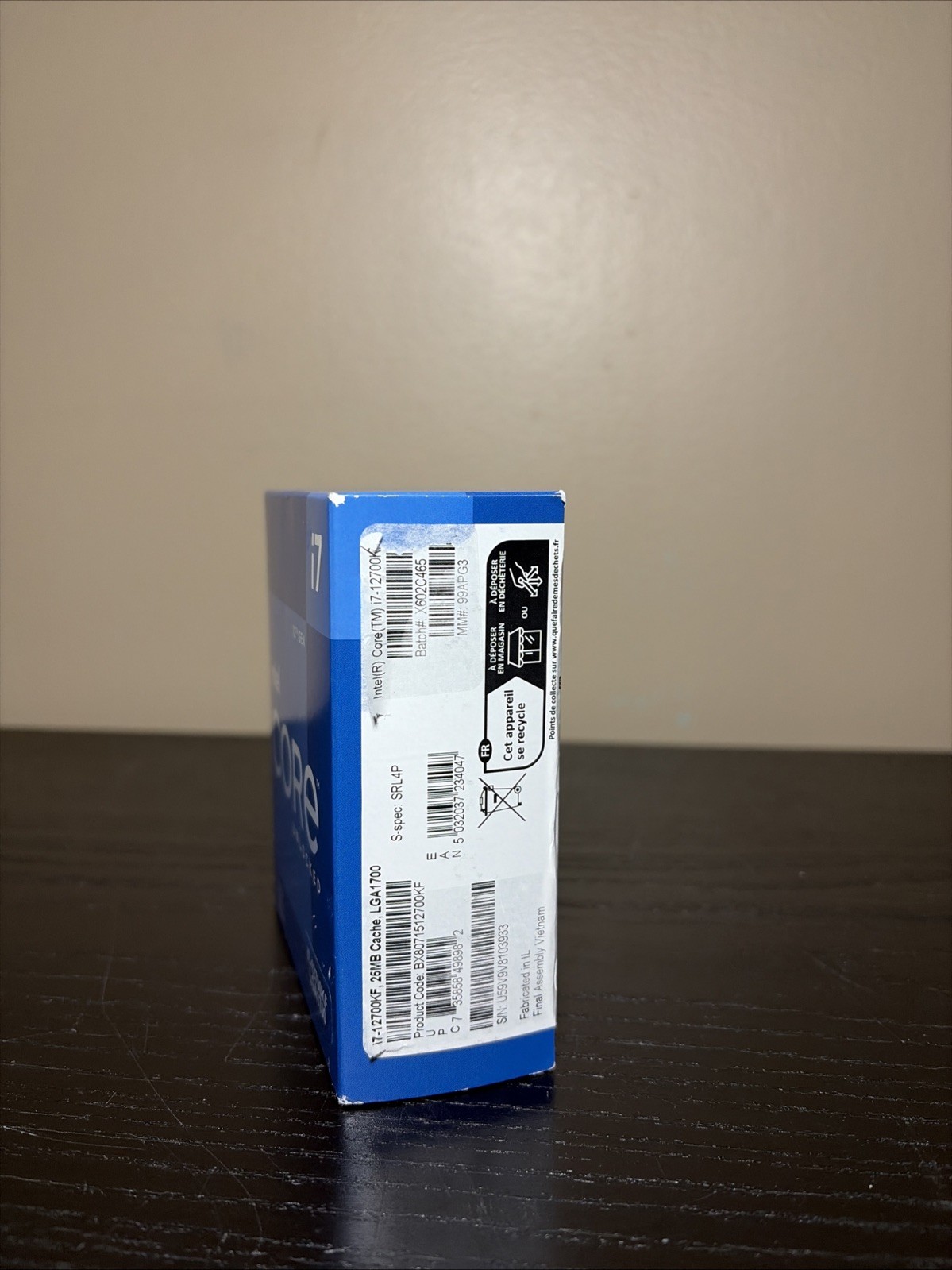 Intel Core i7-12700KF – 12-Core 5.0GHz LGA1700 Desktop CPU BX8071512700KF – NEW