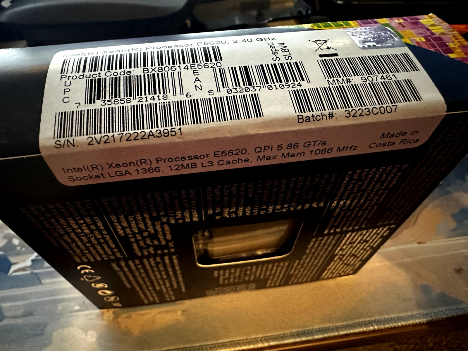 Intel Xeon E5620 2.4GHz Quad-Core (BX80614E5620) Processor Retail Boxed SEALED