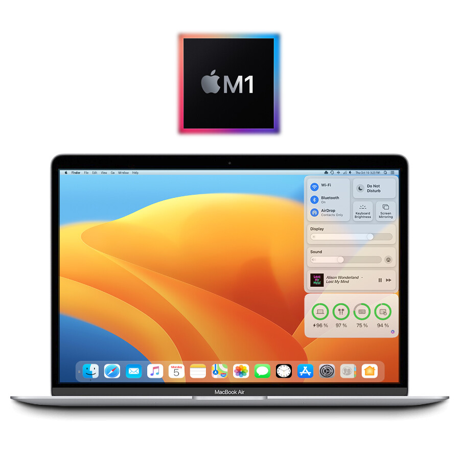 2020 MacBook Air 13.3″ – MGN93LL/A w/M1 3.2GHz/8GB/256GB/7-Core GPU – Very Good