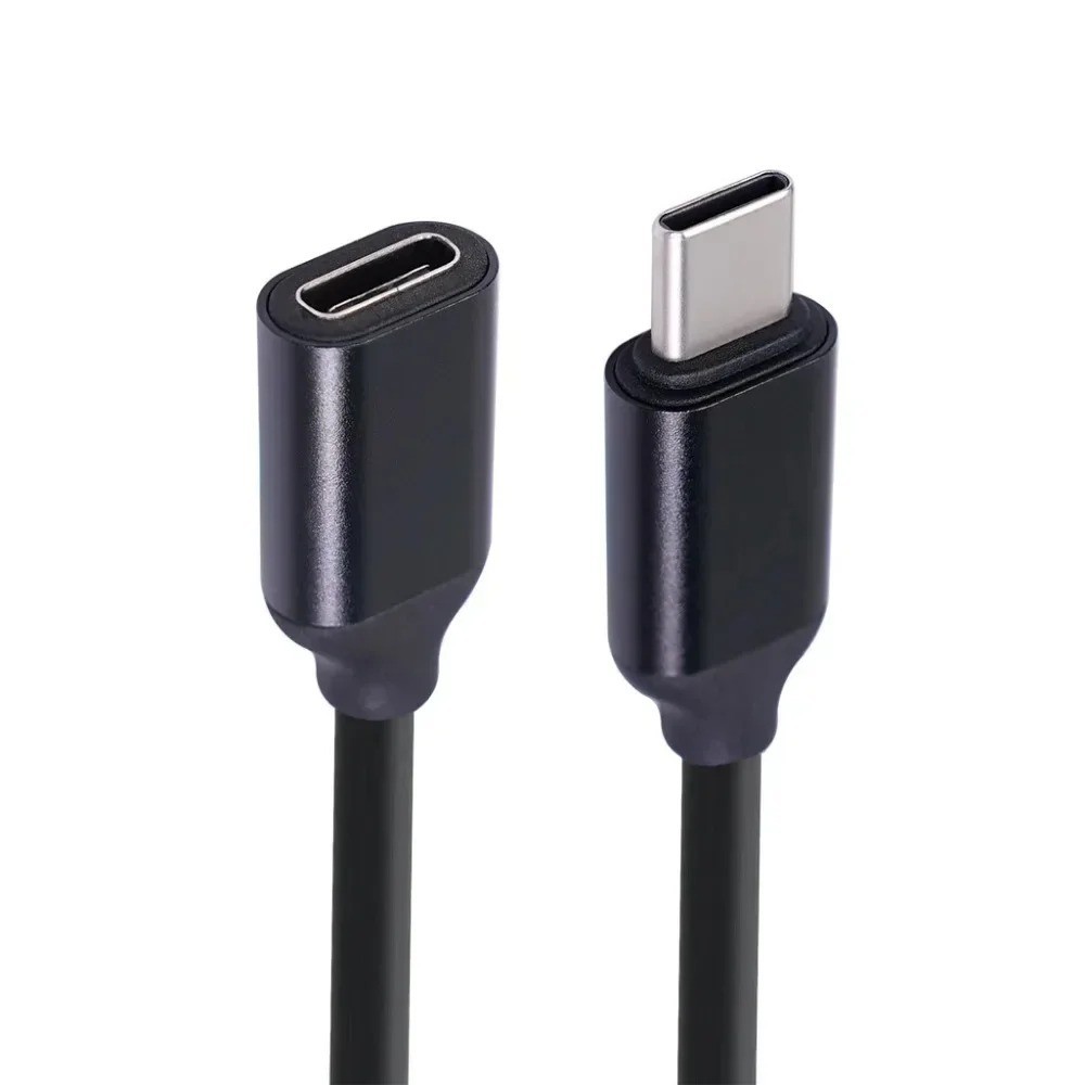 USB C Data Cables 60W Type-c Extension Cord Type-c Male To Female 3A Extension