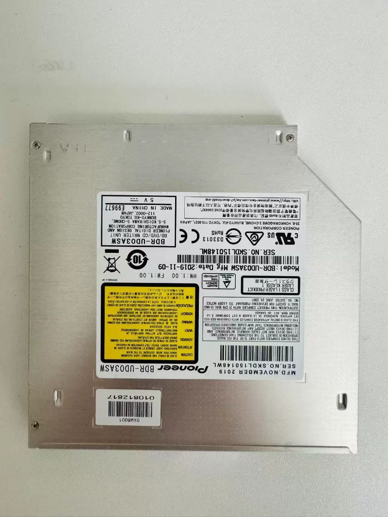 Pioneer BDR-UD03ASW 9.5mm Slim Internal Blu-ray BD-RE Burner for Laptop