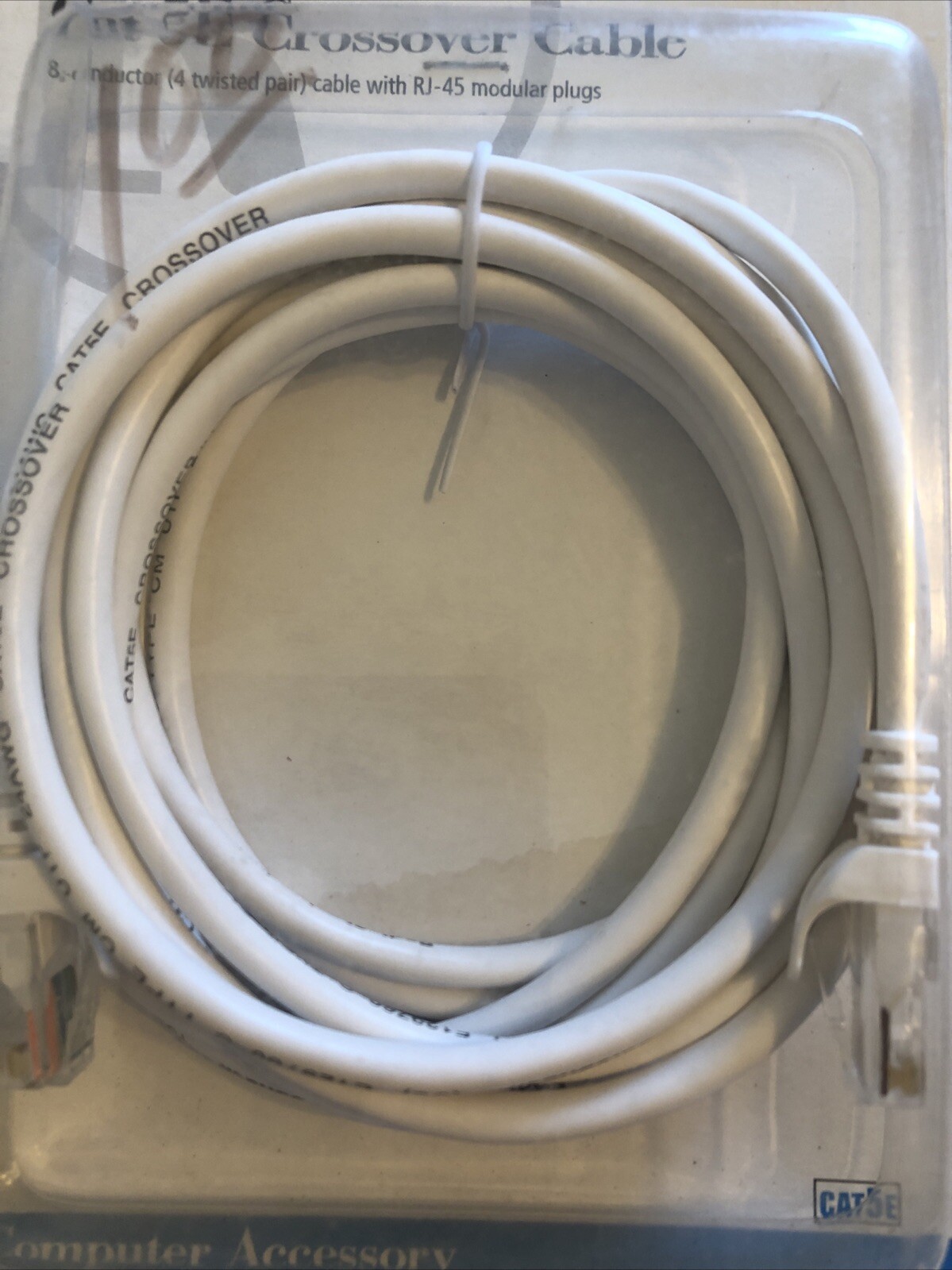 RadioShack – Cat 5E 10Ft Crossover Cable – Computer Accessory 278-2011