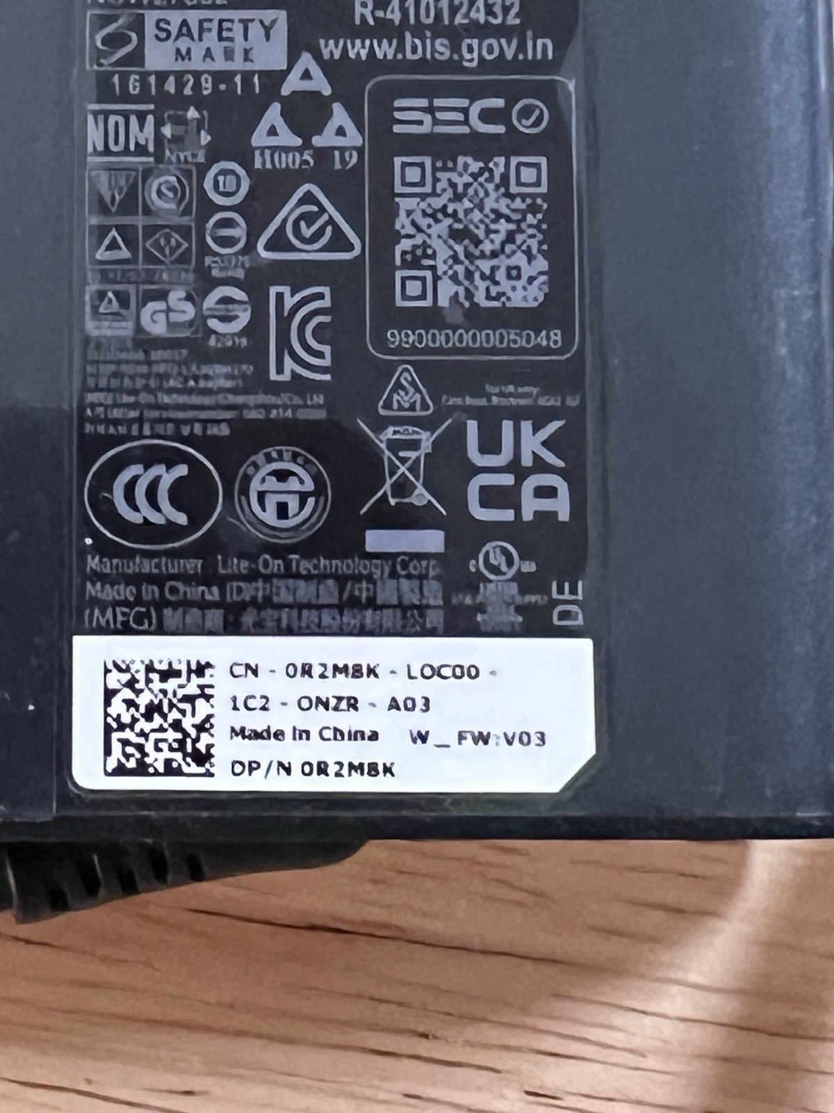 DELL Genuine 90W USB-C Charger for XPS 14” Latitude Series LA90PM170 20V 4.5A US