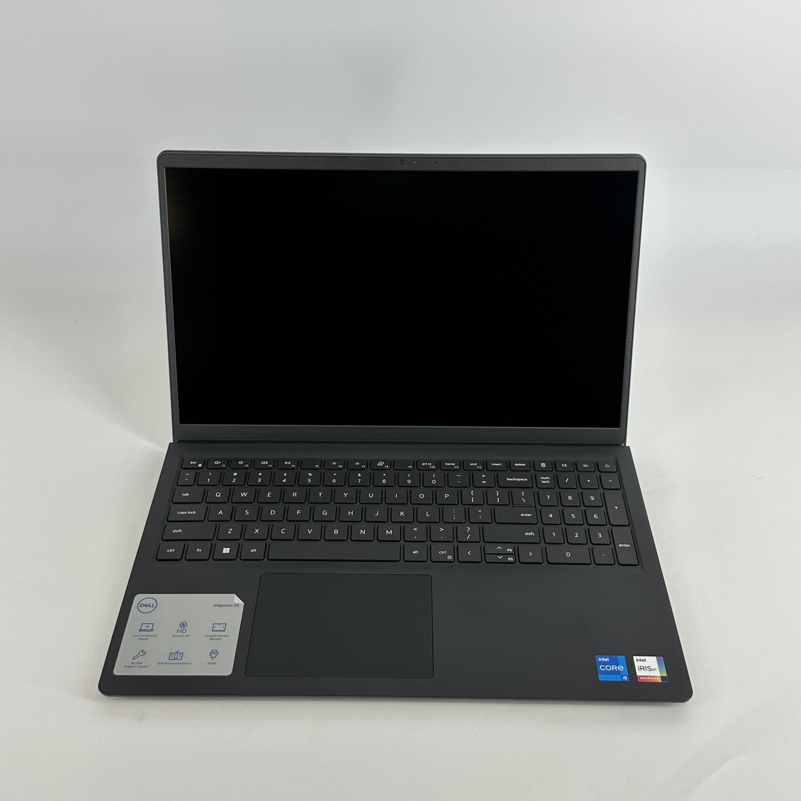 Dell Inspiron 3520 15.6 Black FHD 1.3 GHz i5-1235U 16GB RAM 512GB SSD Good