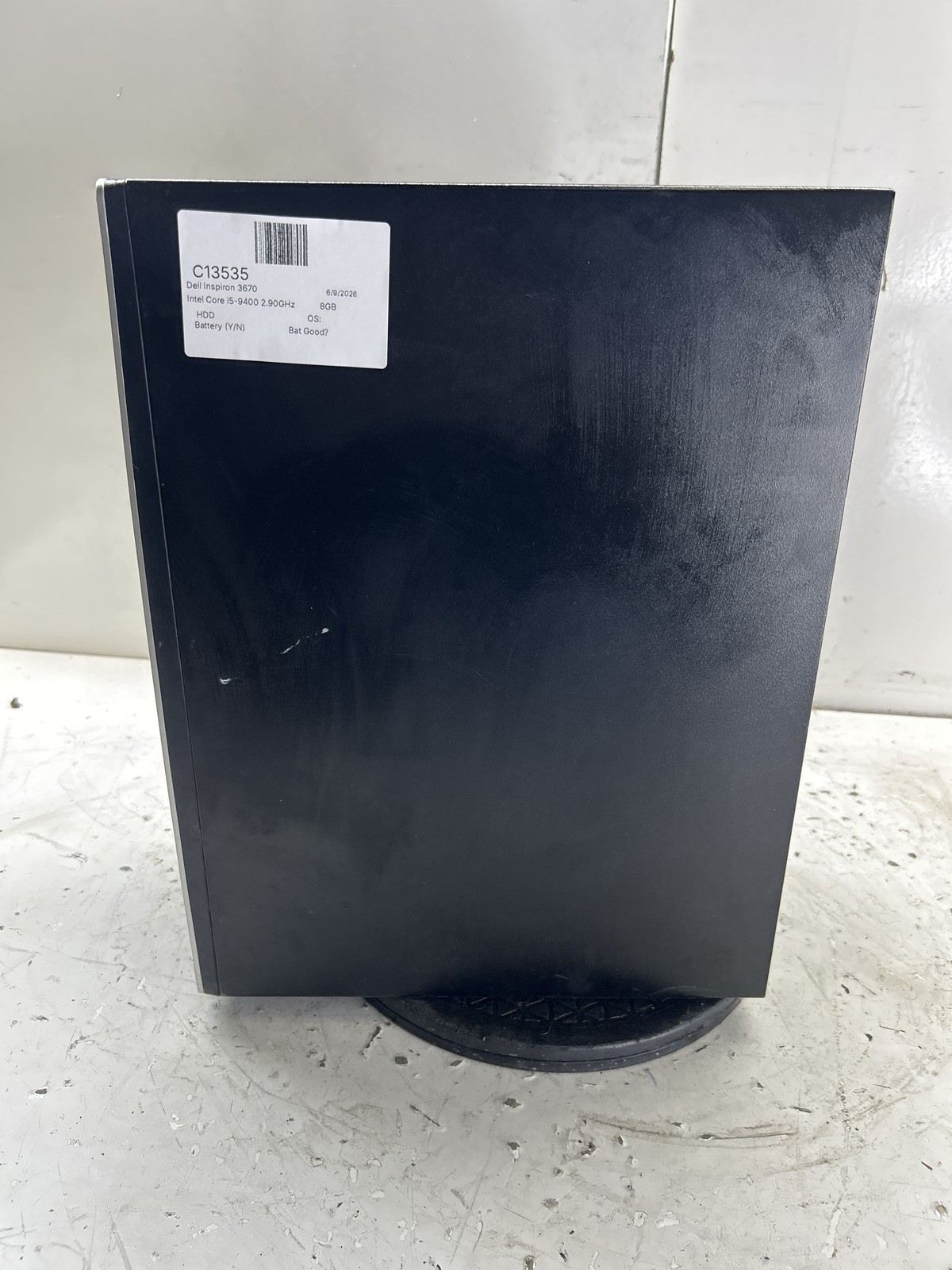 Dell Inspiron 3670 Intel Core i5-9400 2.90GHz 8GB NO HDD