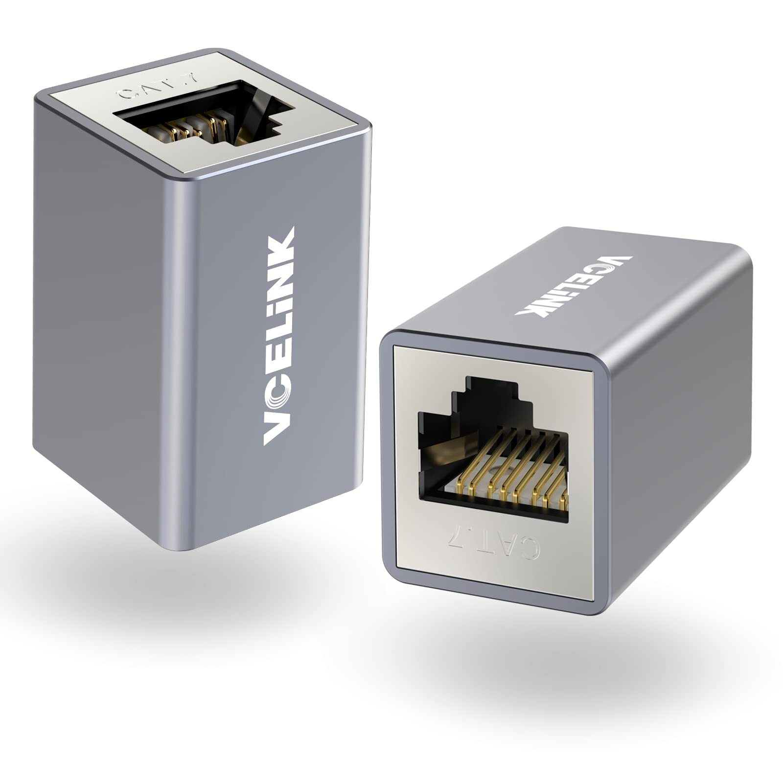 Cat7 Ethernet Coupler Female To Female Shielded Rj45 Coupler Poe Cable Extender