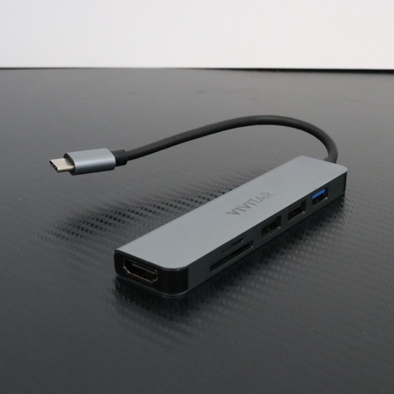 VIVITAR 6 in 1 USB Type C Hub – 4K HDMI 1x USB 3.0 2x USB 2.0 SD/SDHC, Micro SD