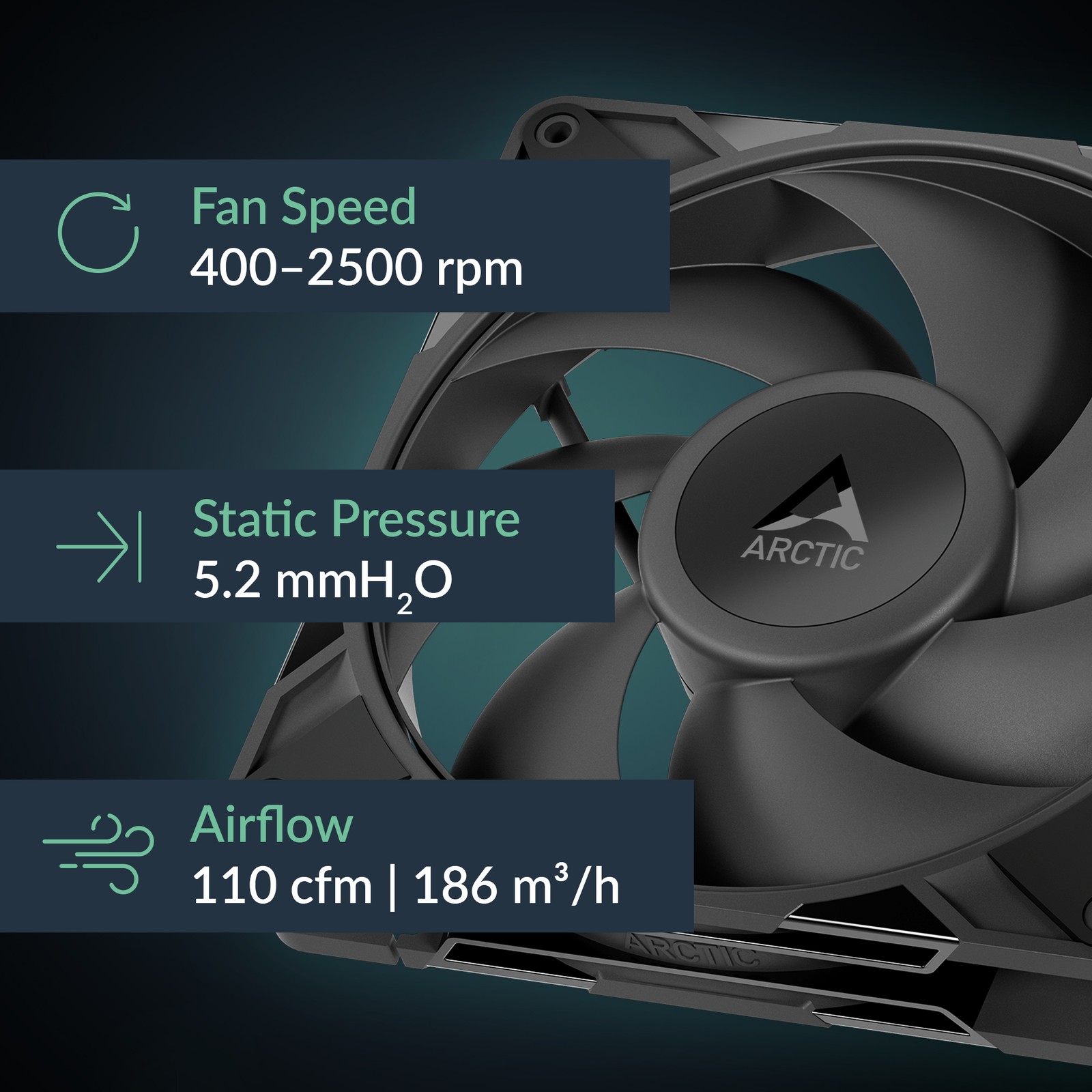 ARCTIC P14 Pro Case Fan PC Cooler Premium Silent 14cm B-Stock