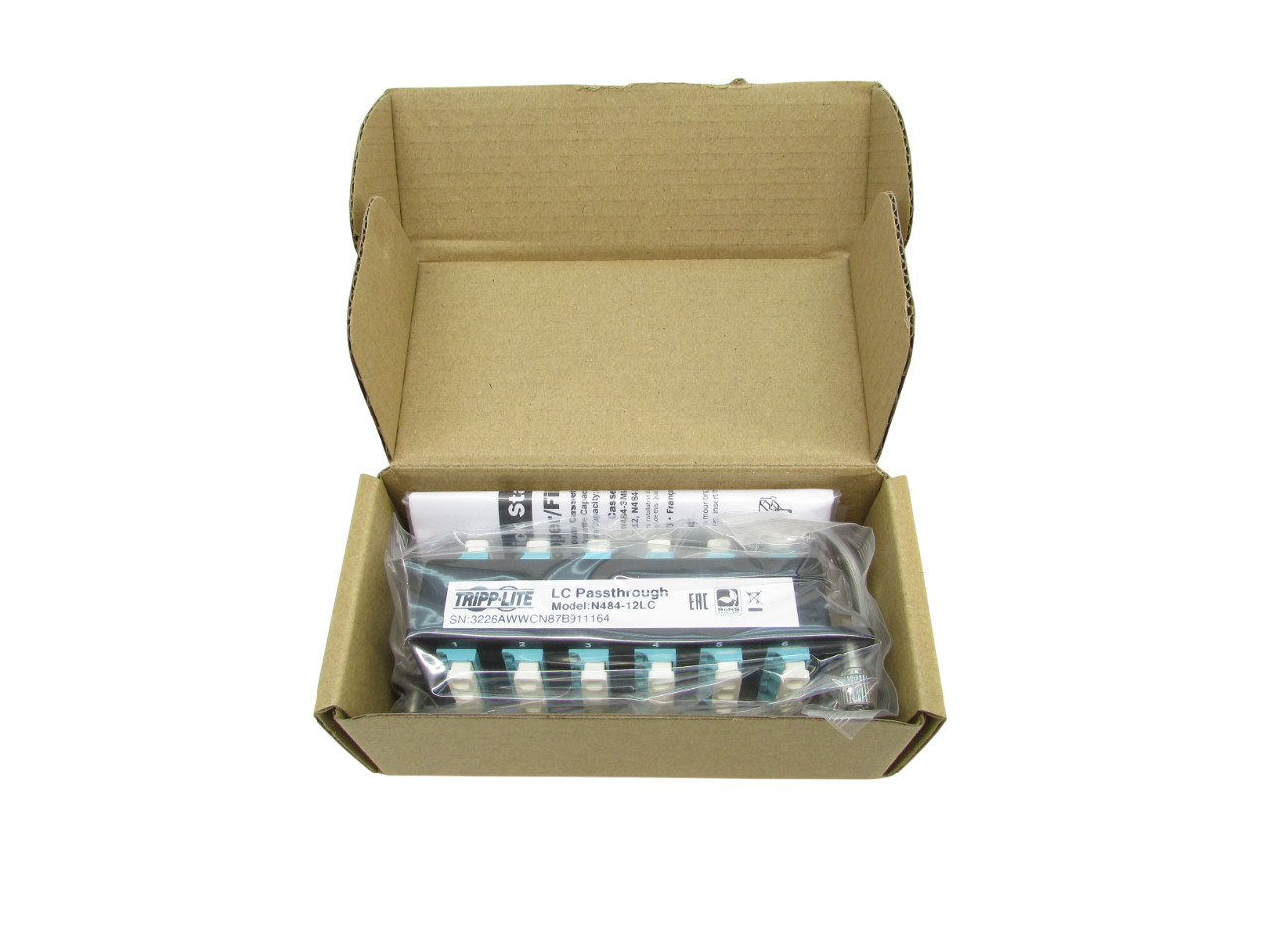 New Tripp Lite N484-12LC Modular Cassette – (x12) LC to (x12) LC