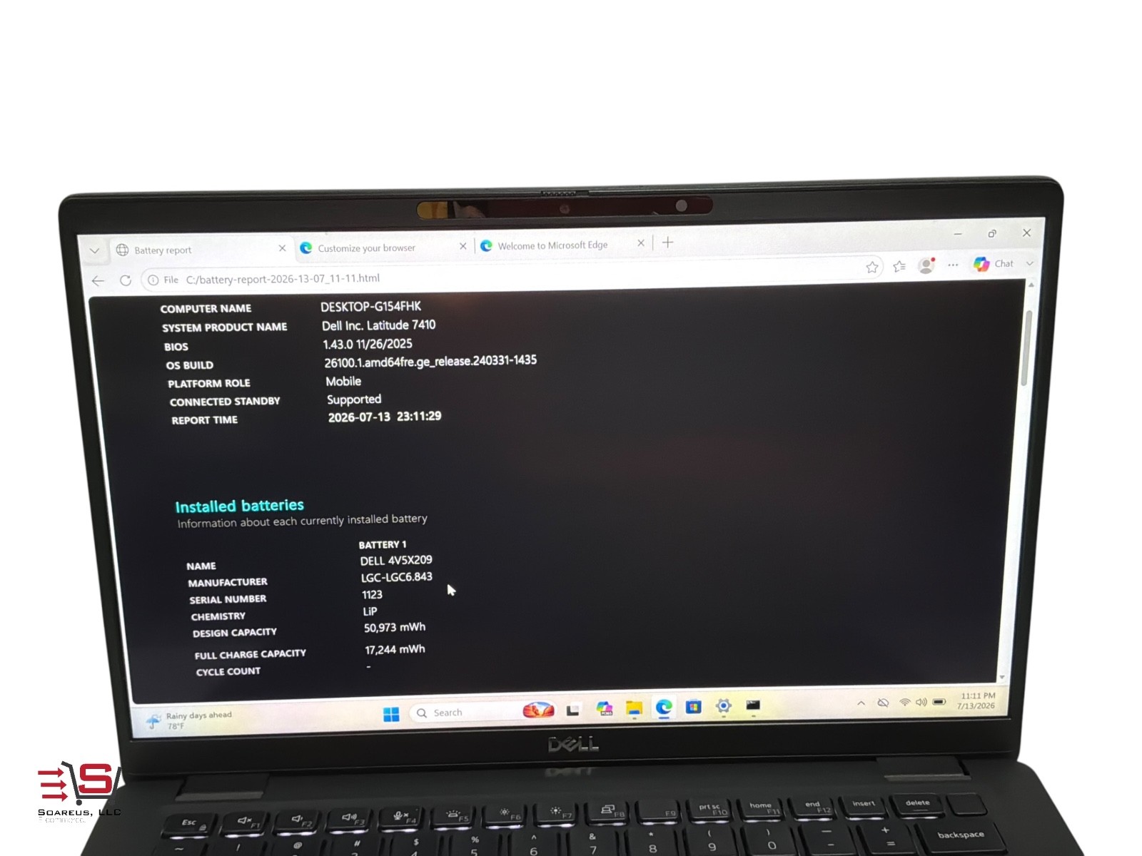 ⭐️ Dell Latitude Carbon 7410 14″ | Core i7-10610U | 16GB RAM | 512GB | Win11⭐️