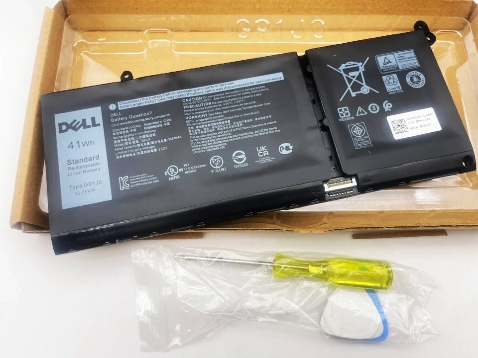 Genuine G91J0 Battery For Dell Latitude 3330 3420 3430 3445 3520 3530 5415 5515