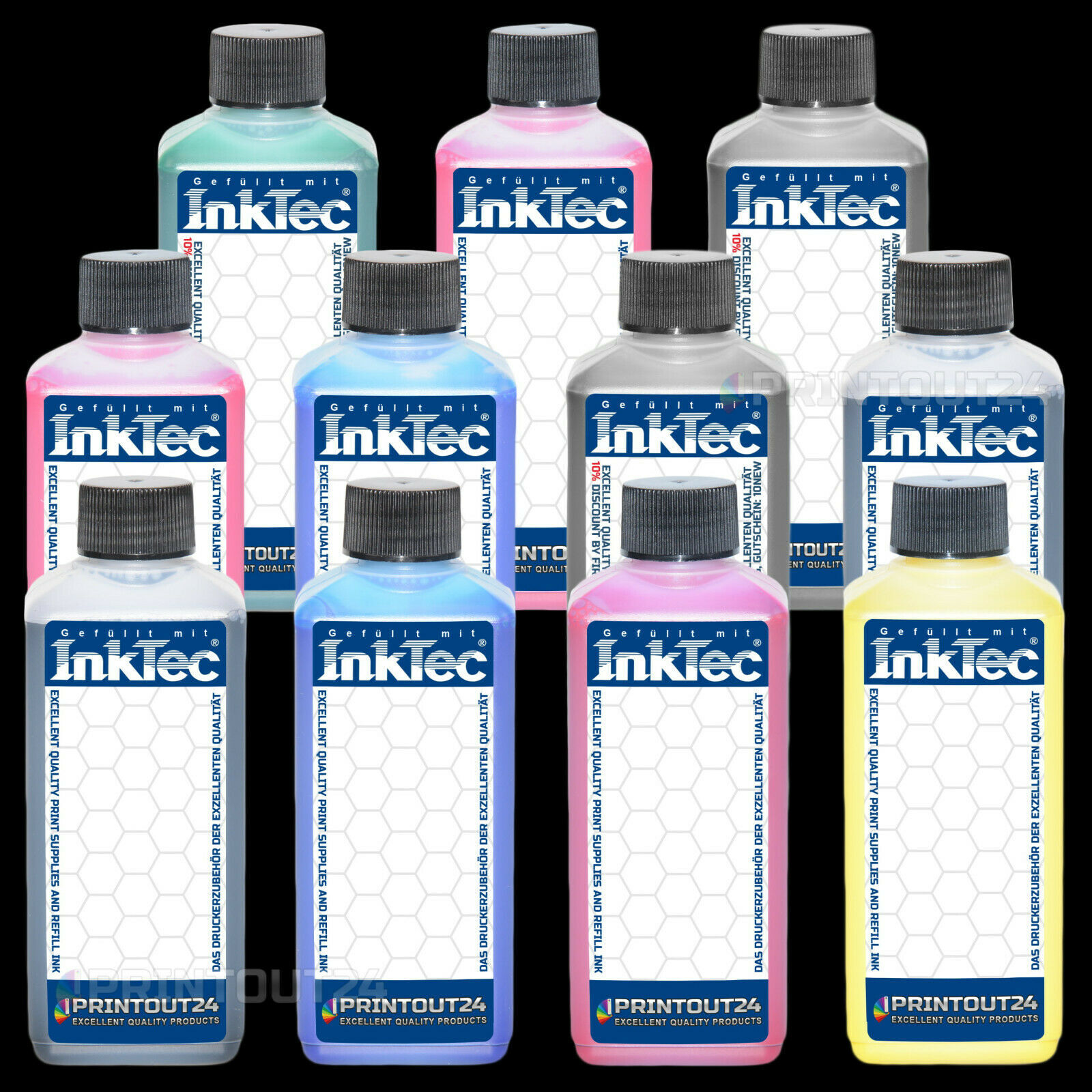 2.75L InkTec® CISS Printer Ink Quick Fill In Set Kit For Epson 4900 7900 9900