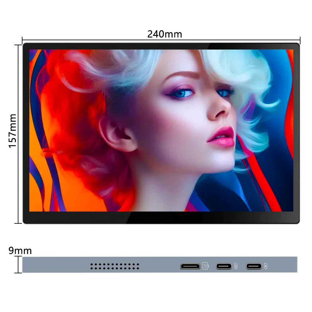 OLED 2.5K Portable Monitor Touchscreen 10.5″ 2560×1600 High-end fr Laptop Gaming