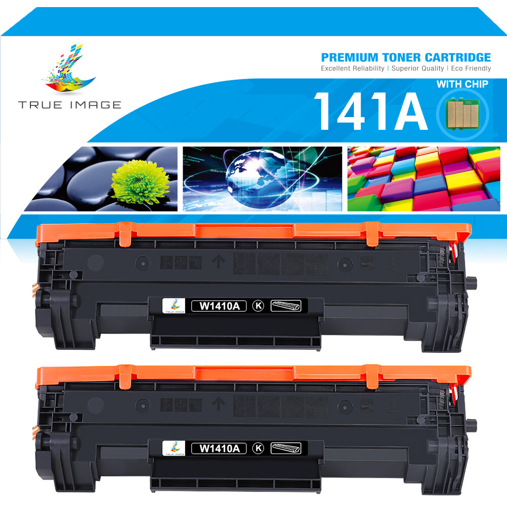 2 Pack 141A W1410A Black Toner Cartridges for HP Laserjet Pro M110w M139w M140w