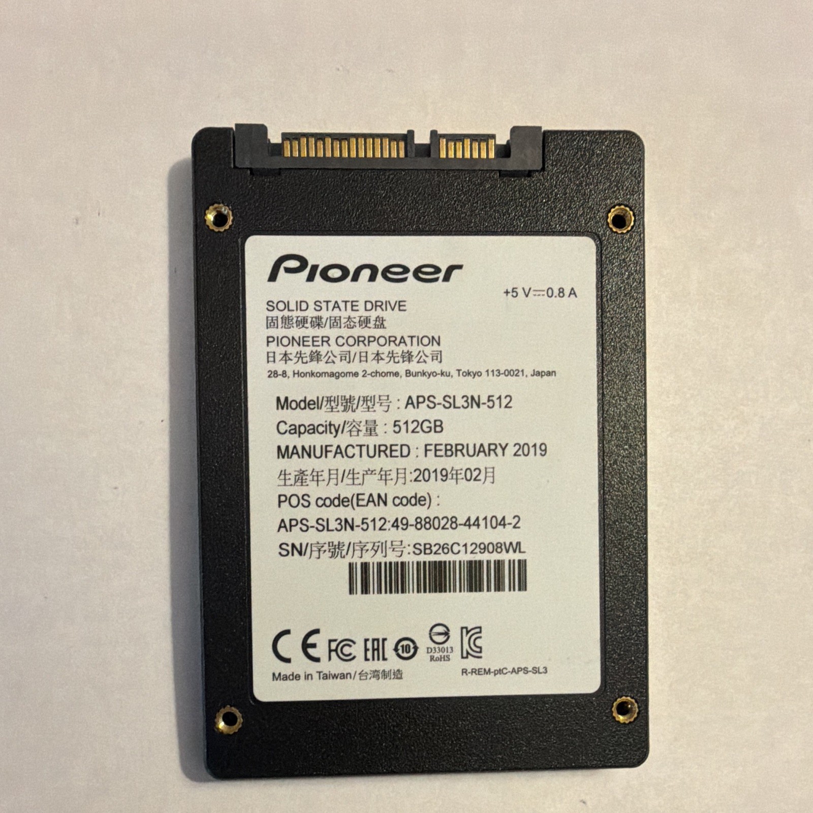 Western Digital WD Blue SA510 500GB 2.5″ SATA Internal SSD WDS500G3B0A