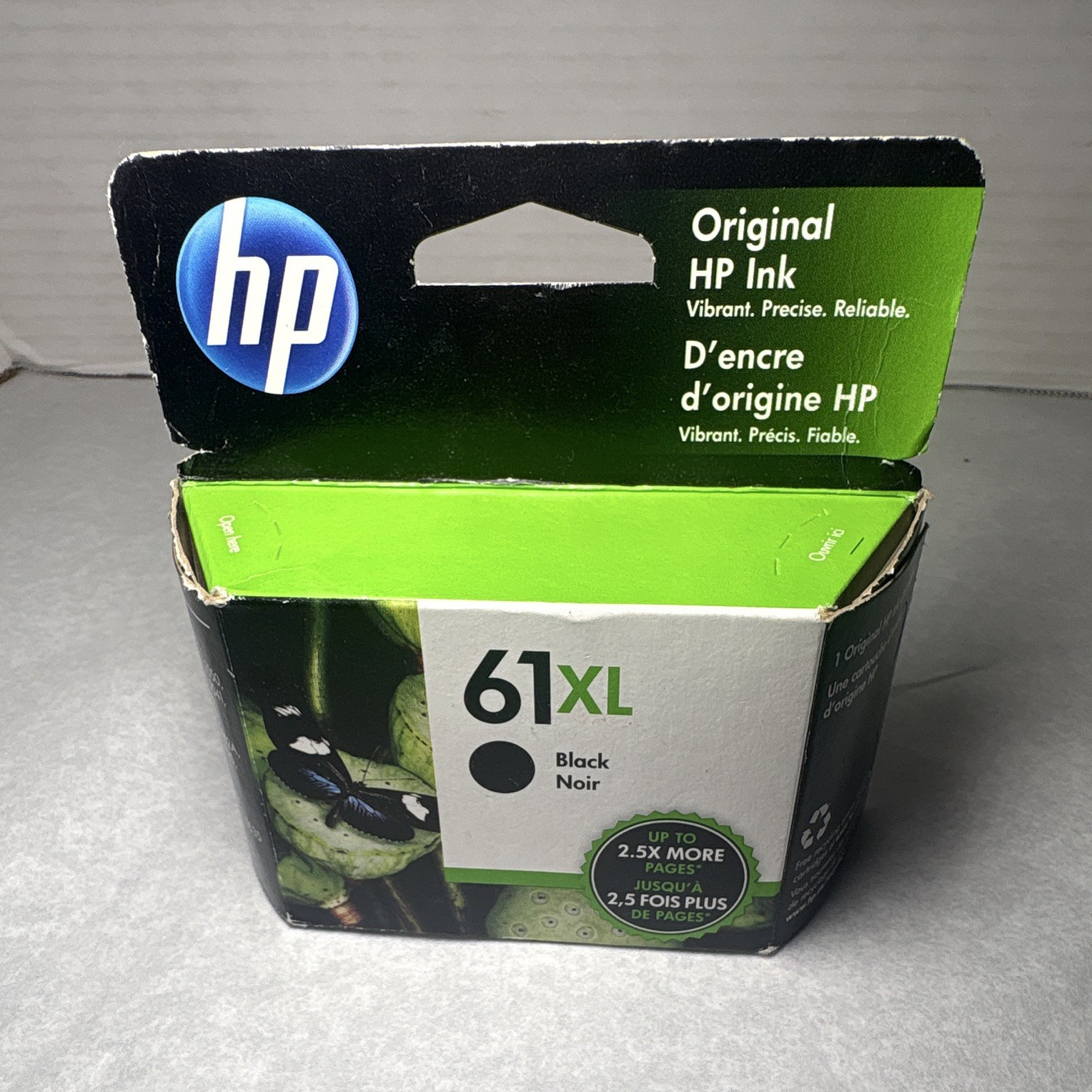 HP 61XL Black Genuine/Original Inkjet Ink Cartridge CH563WN For HP