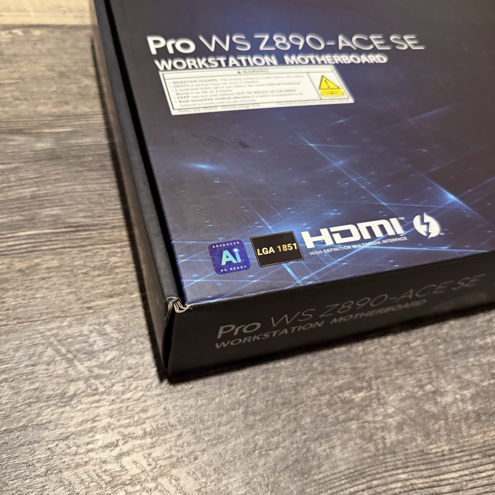 ASUS Pro WS Z890-ACE SE Z890 LGA 1851 ATX Motherboard Intel Core Ultra AI Work