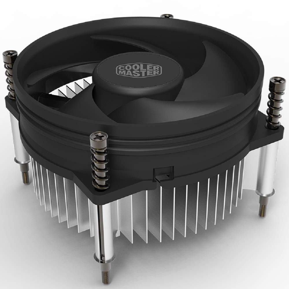 Cooler Master CPU Cooler Low Noise 92mm Fan Aluminum Heatsink for Intel LGA
