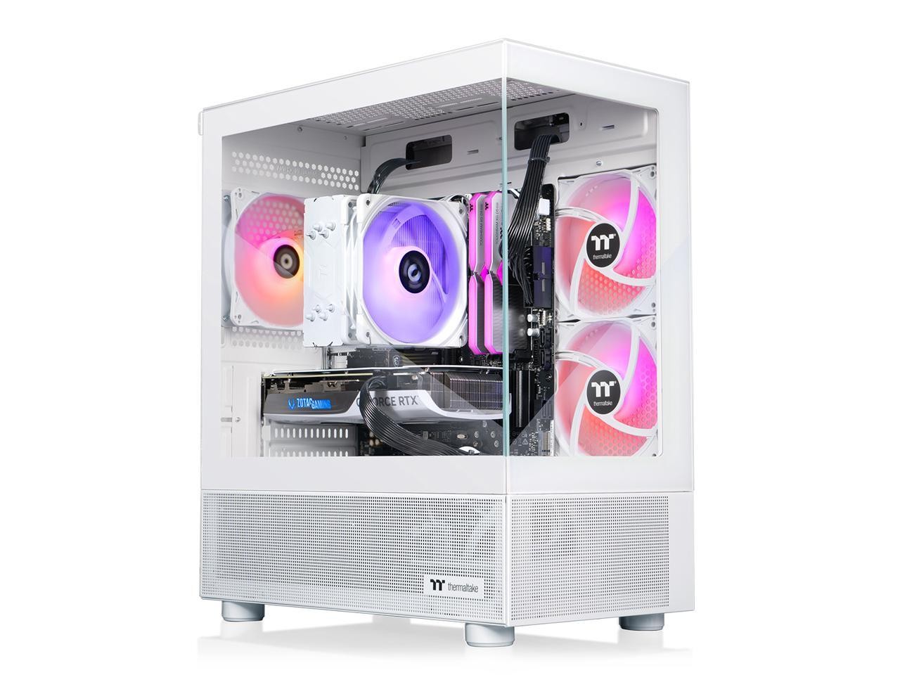 Thermaltake Gaming Desktop PC NE i1460S-V170S Intel Core i5-14400F 16GB DDR4 1TB