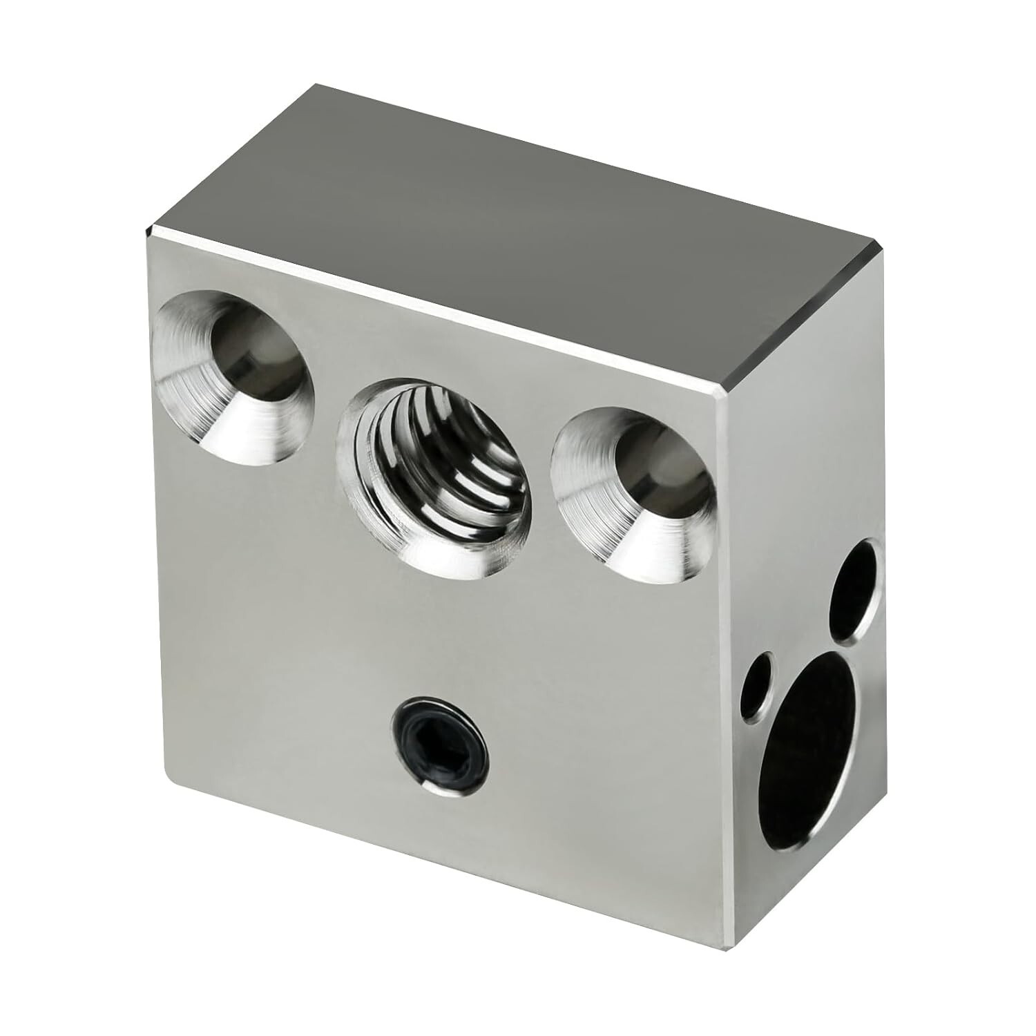 2X 3D Ender 3 Plated Copper Heater Block for Ender 3/V2/Pro/Ender 5/CR-10 Hotend