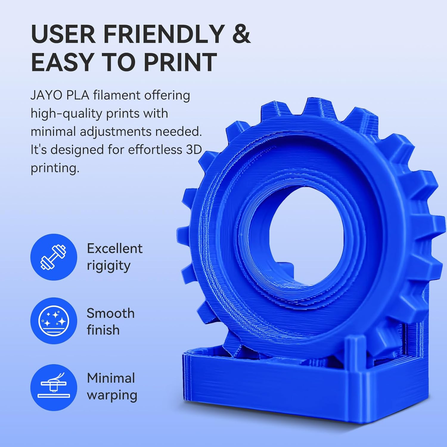 BUY 10 PAY 6🎁JAYO 1.1KG PLA Matte PLA+ SILK PETG 3D Printer Filament 1.75mm ABS