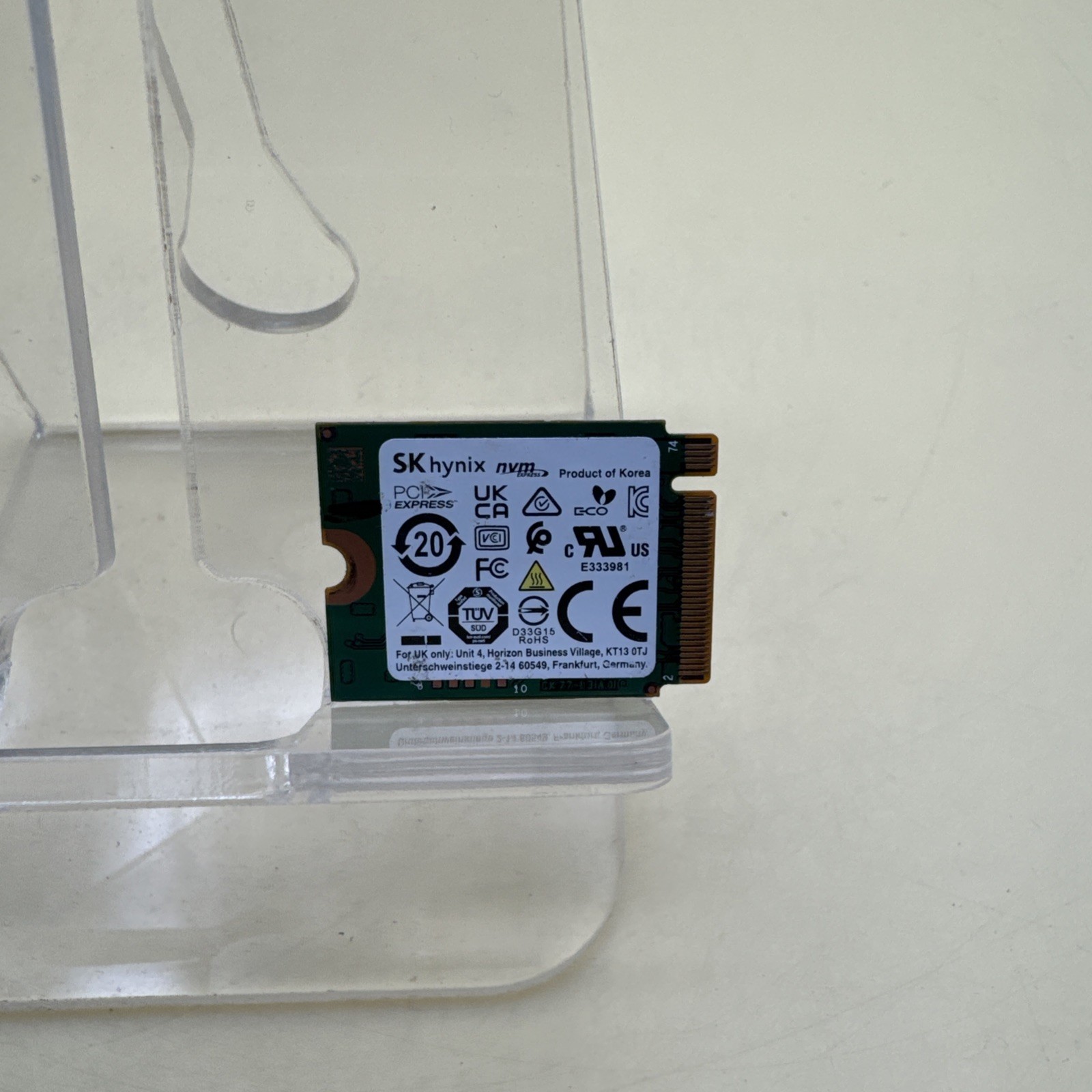 SK Hynix BC711 256GB M.2 NVMe Solid State Drive SSD