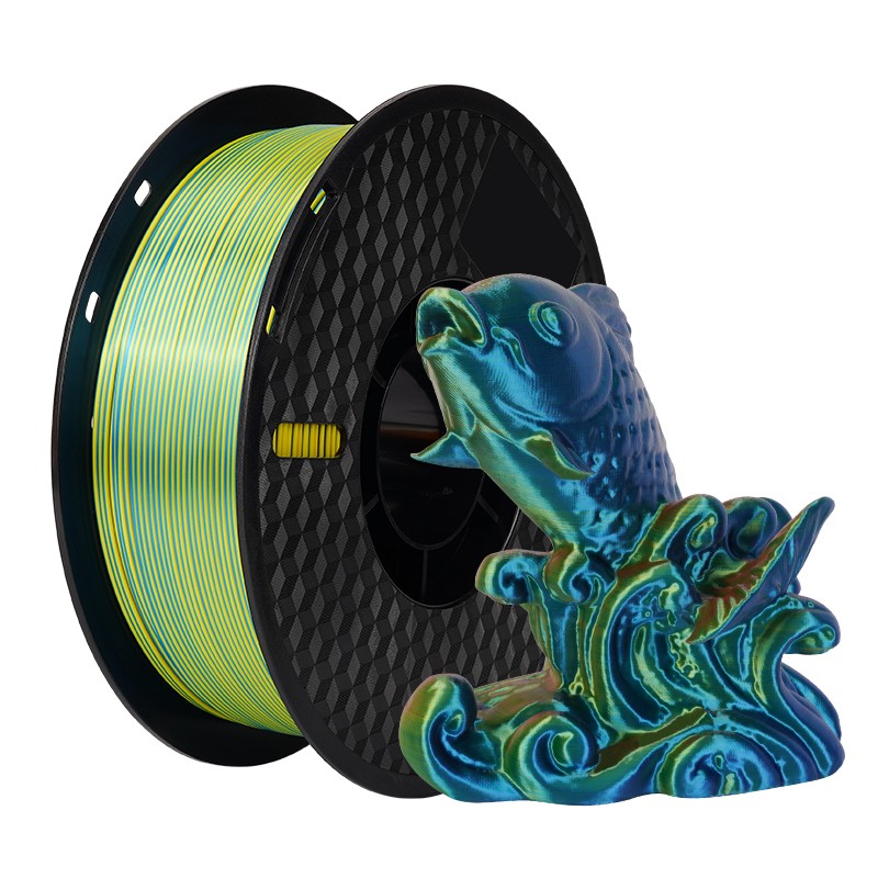 3D Printer Silk PLA 2KG 3KG 1.75mm Filament Printing Bundles Mixcolor 1KG/2.2LB
