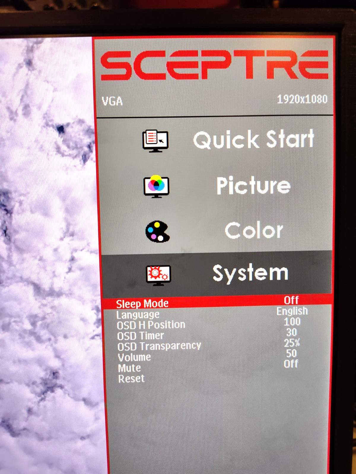 Sceptre E248W-19203R 24 inch Widescreen LED Monitor w/cables, works off 12V