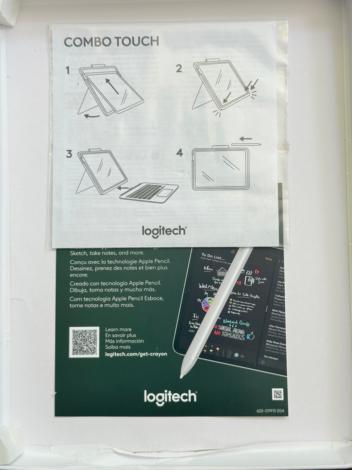 Logitech Combo Touch – iPad Case for 10th gen -SAND – “UGLY BOX”