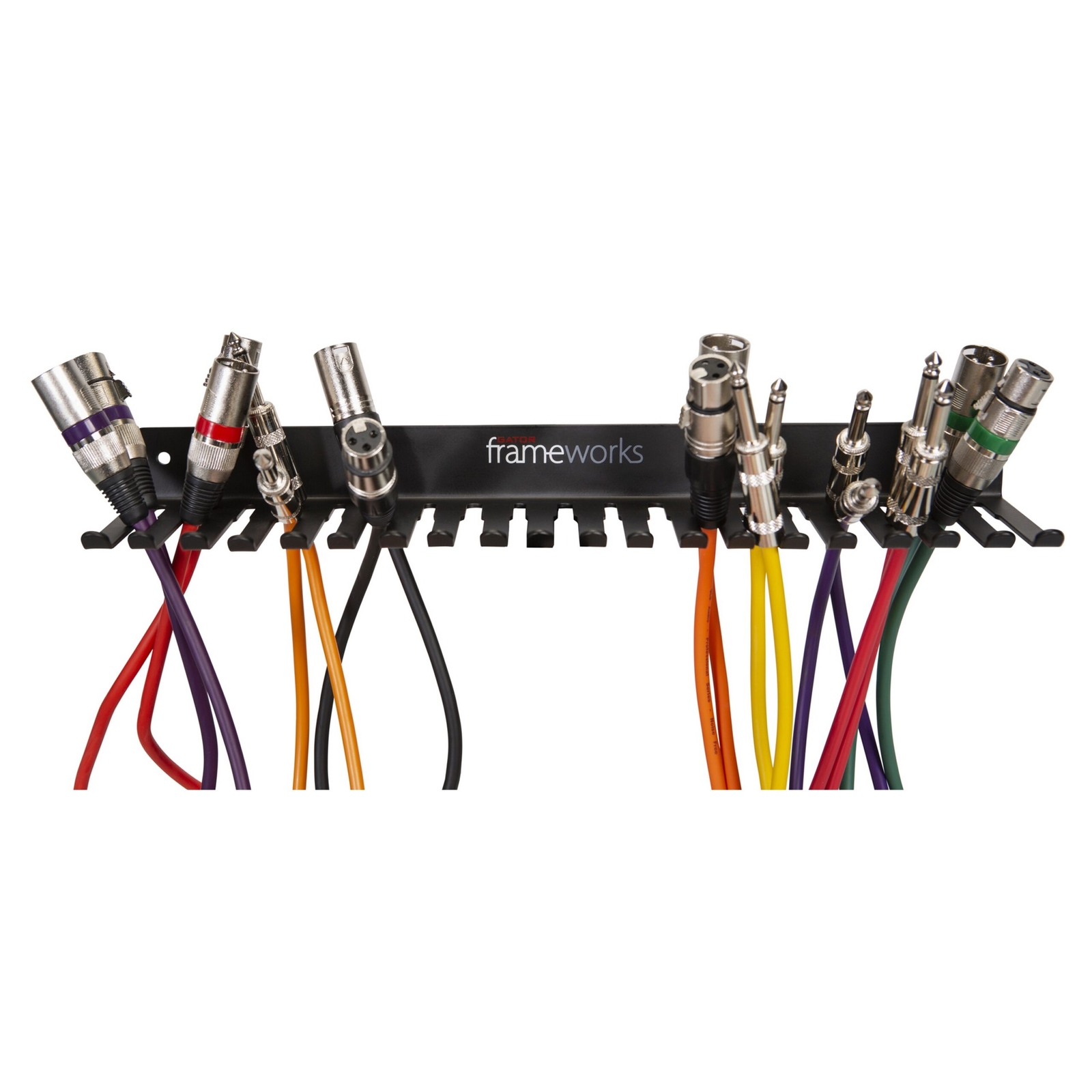 Gator Frameworks Wall Mountable Cable Hanger and Organizer with 19 Cable Slot