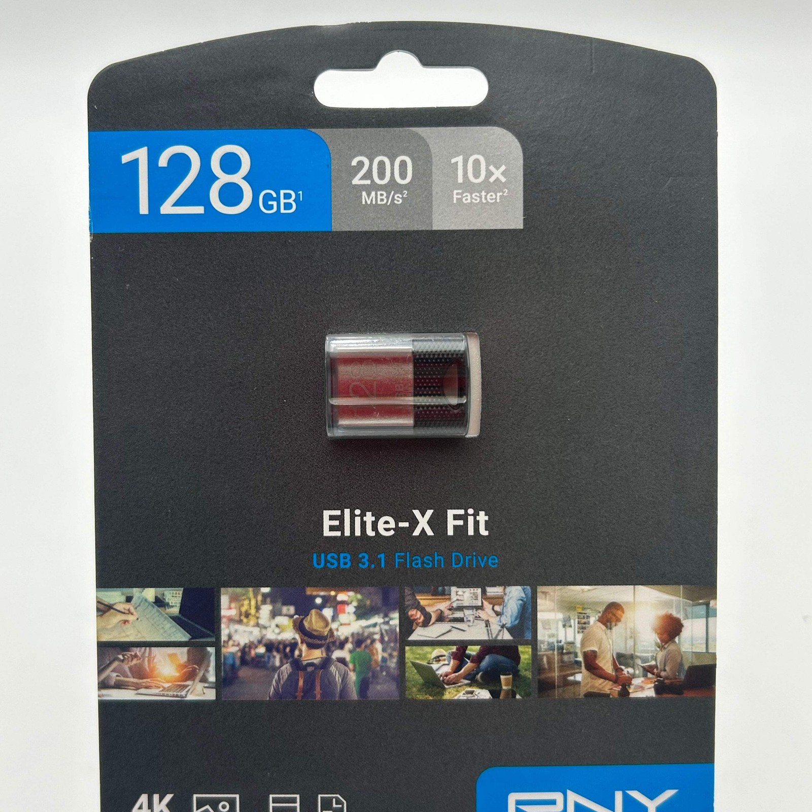 PNY 128GB Elite-X Fit USB 3.1 Flash Drive 200MB/s – Brand New