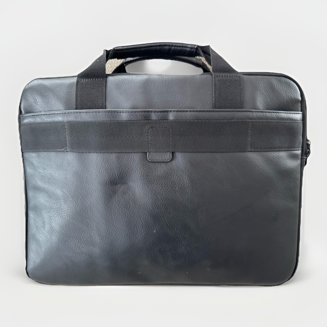 Dell Briefcase Synthetic Leather Laptop Bag, Multi-compartment Organizer
