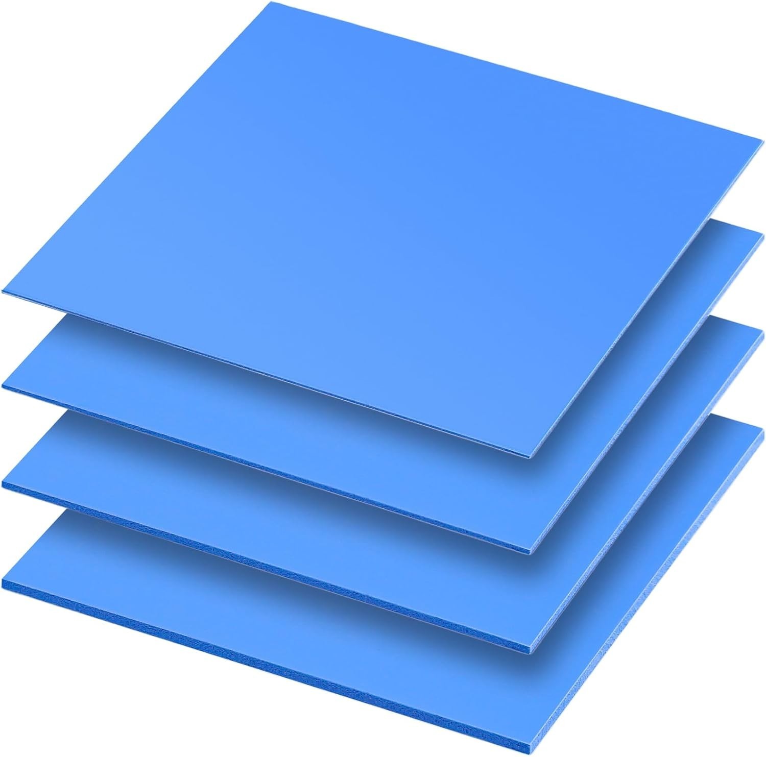 4 Pieces Silicone Thermal Pads 100 x100mm 0.5mm 1mm 1.5mm 2mm Highly Efficien…