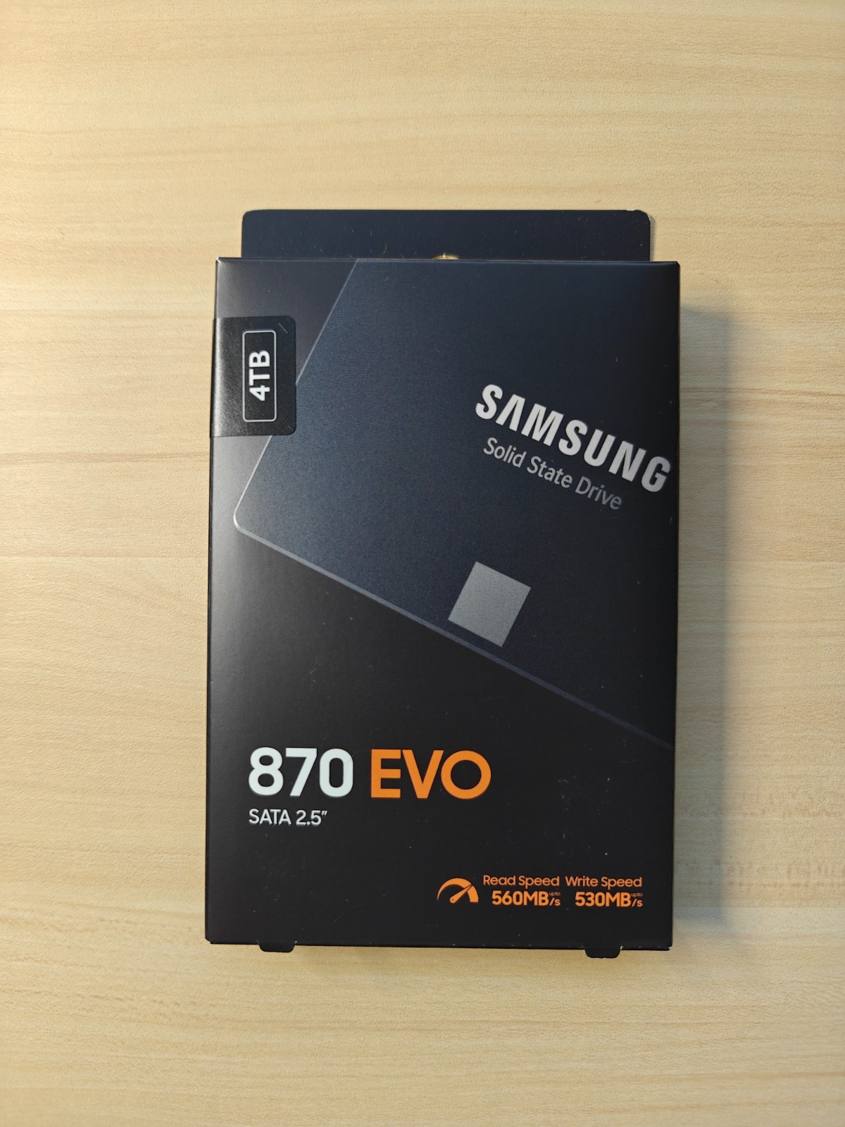 Samsung 870 EVO 4TB SSD – 2.5″ SATA III Internal SSD (MZ-77E4T0) *NEW, SEALED*
