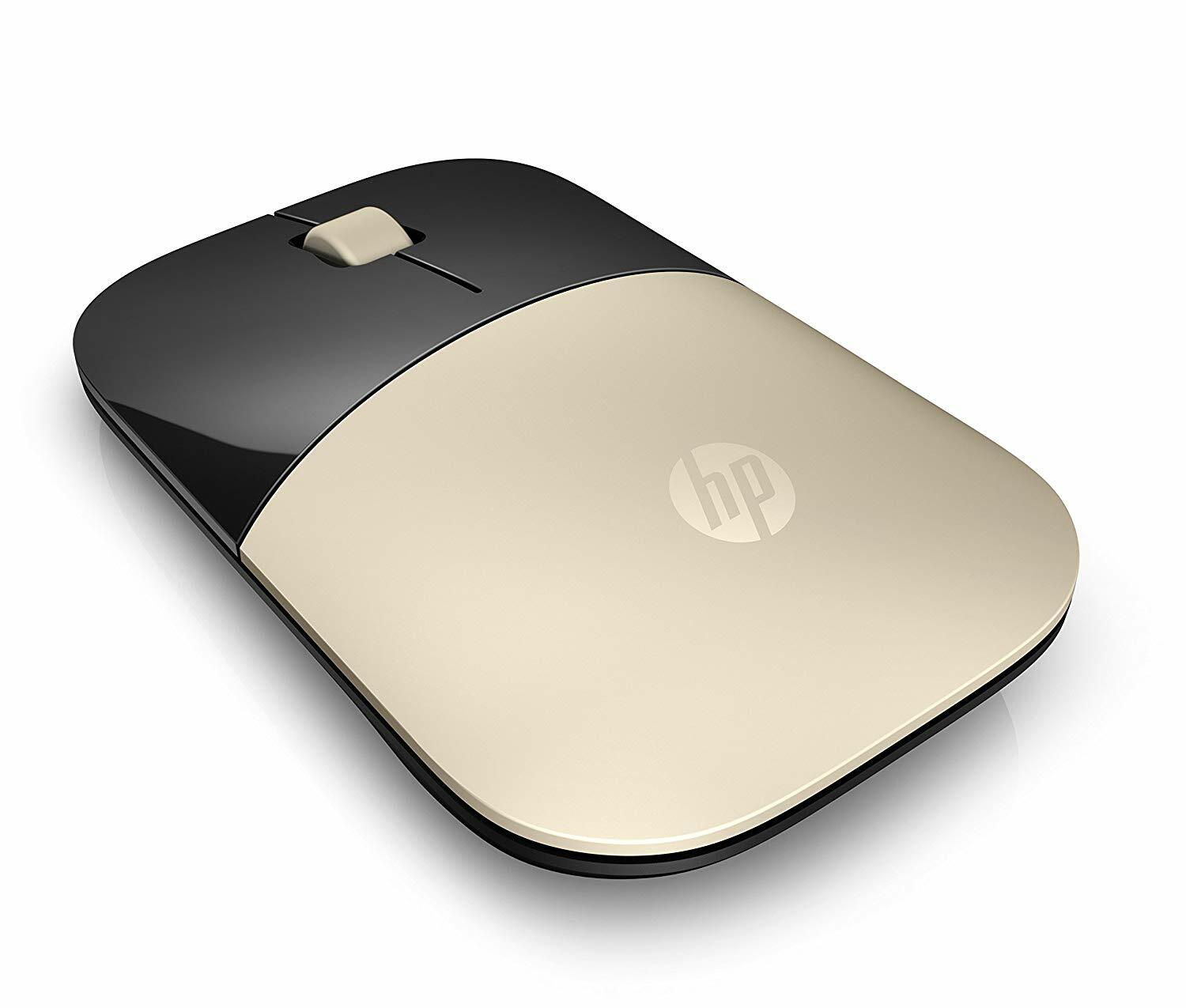 HP – X7Q43AA#ABL – Z3700 2.4GHz Wireless USB Mouse – Gold