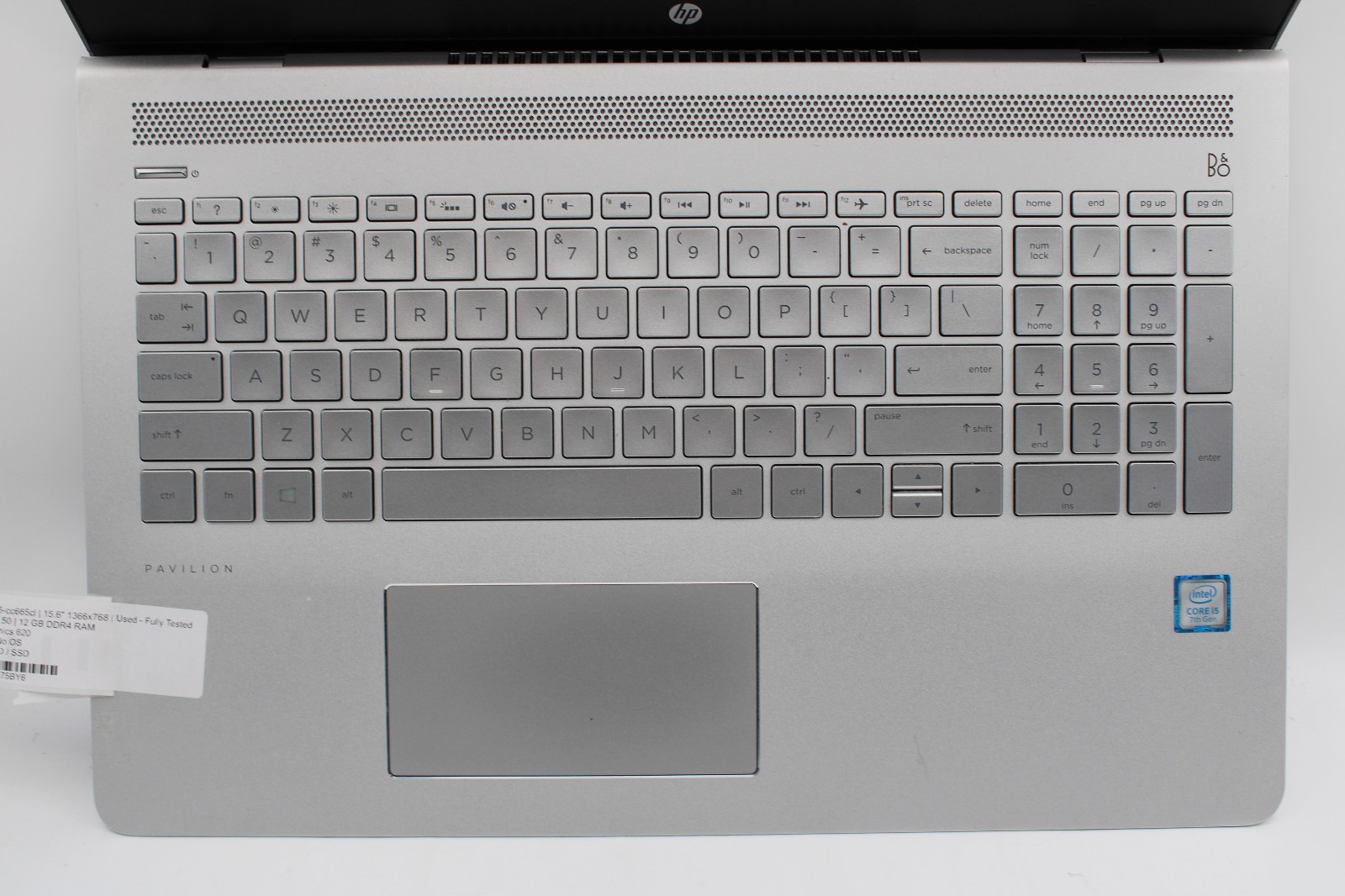 HP Pavilion 15-cc023cl Touch i5-7200U @ 2.5 GHz 12GB RAM No SSD No OS