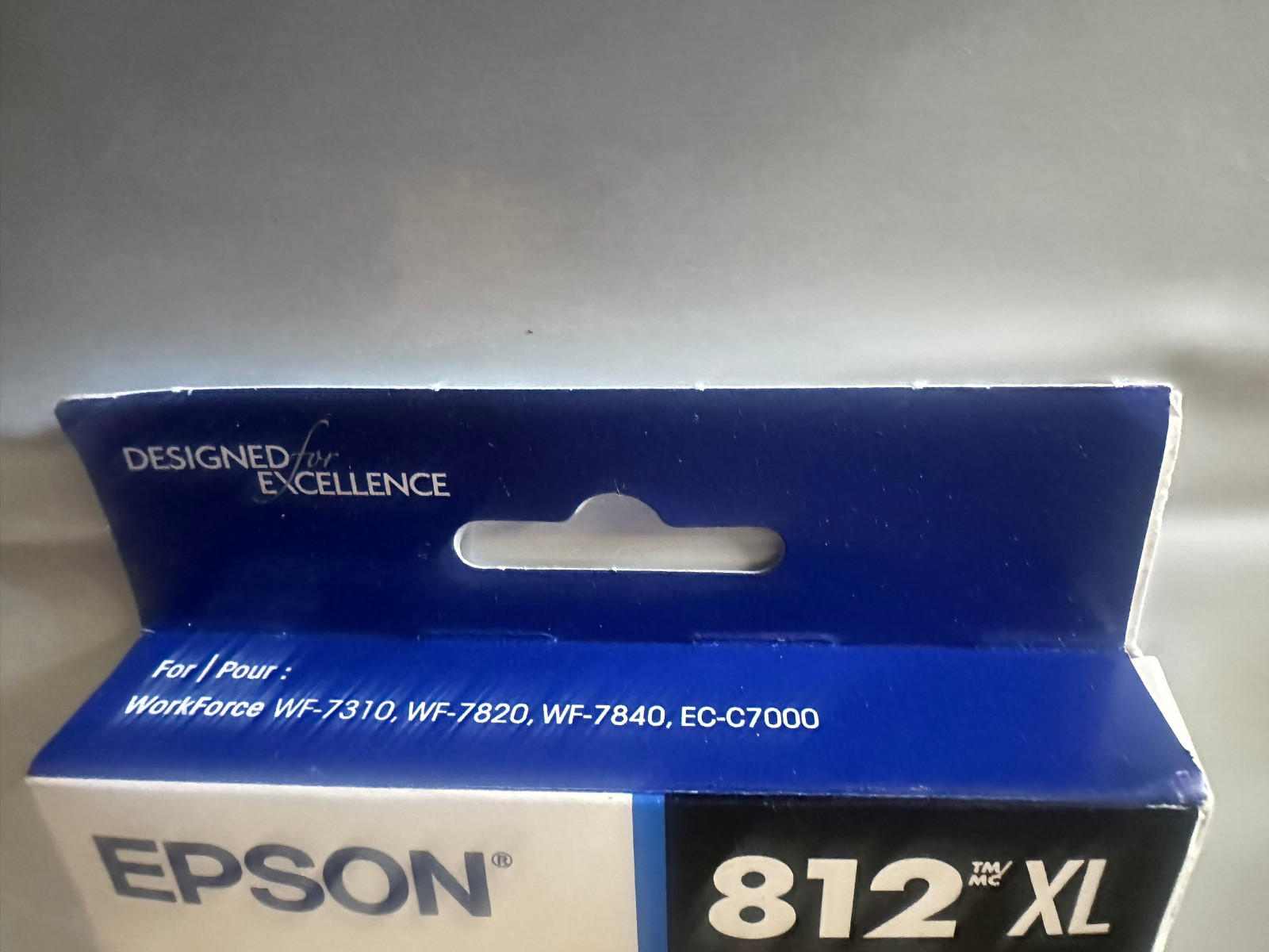 Epson 812XL Yellow Ink Cartridge New Sealed Exp: 08/2028
