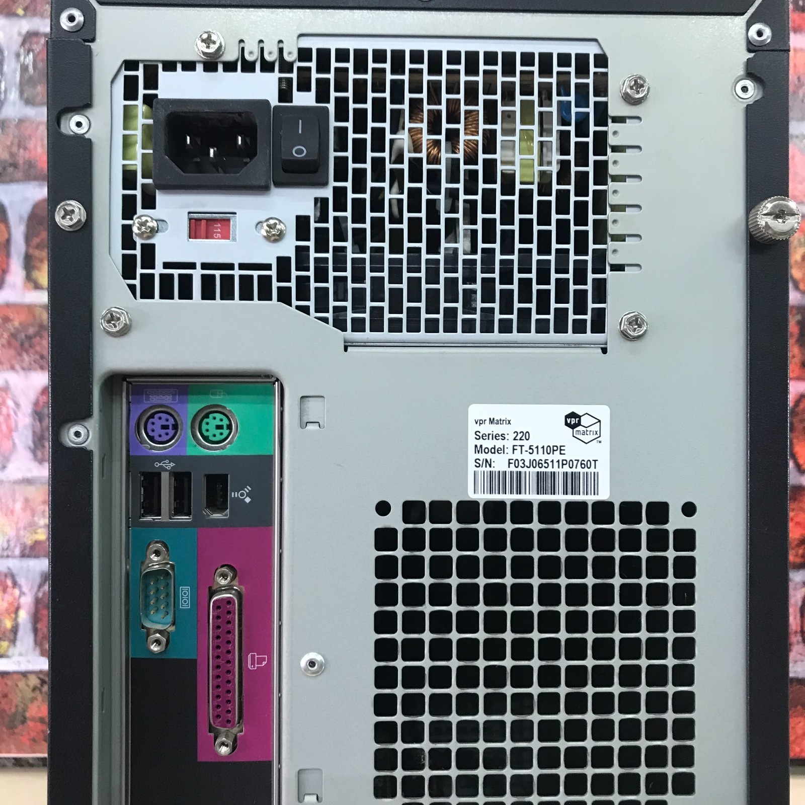 VPR Matrix Desktop PC for Retro Gaming Pentium 4 2.80GHz 512MB RAM (Windows XP)