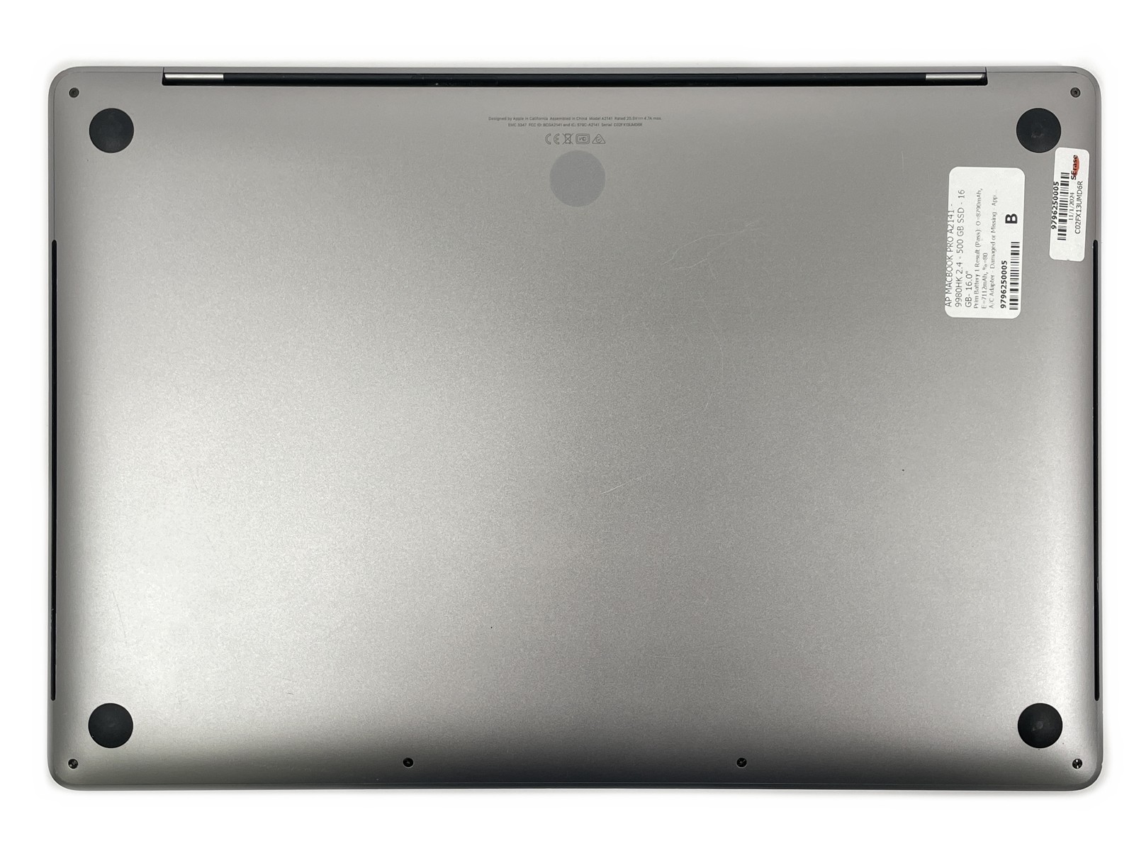 Apple MacBook Pro A2141 Laptop i9-9980HK 500GB SSD 16GB RAM 5300M – Tahoe 2019