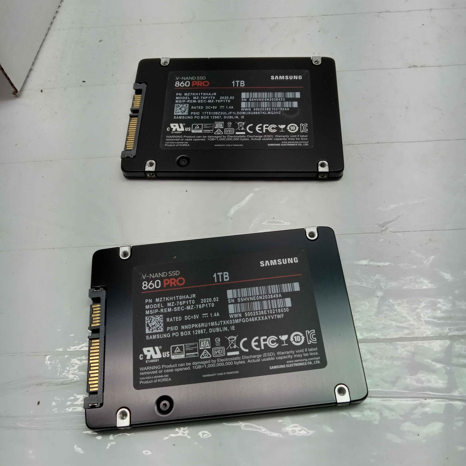 Samsung 860 Pro 1TB SATA III SSD Solid State Drive MZ-76P1T0 90% Health ^