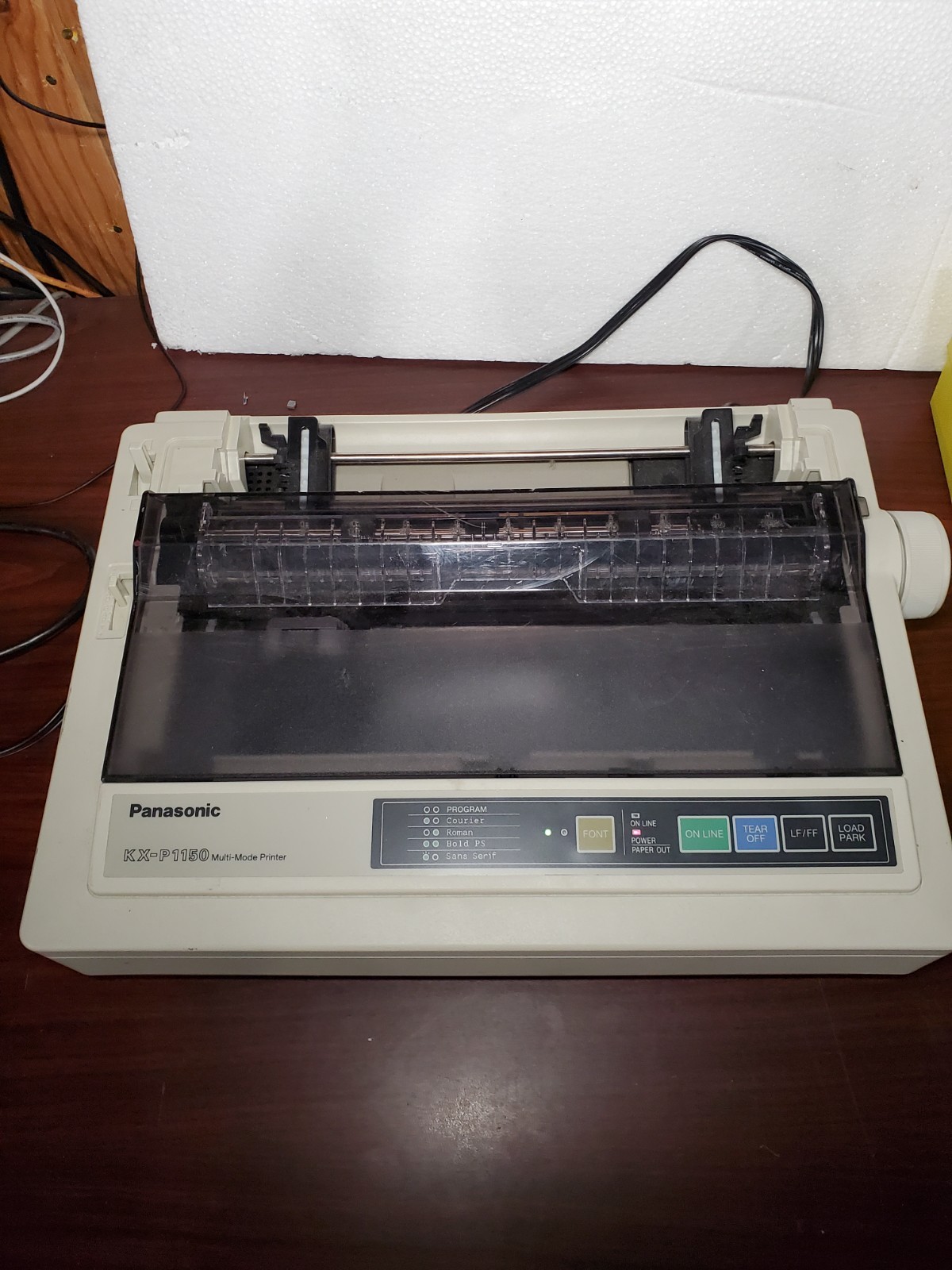 Panasonic KX-P1150 Multi-Mode Dot Matrix Printer Powers on! #69