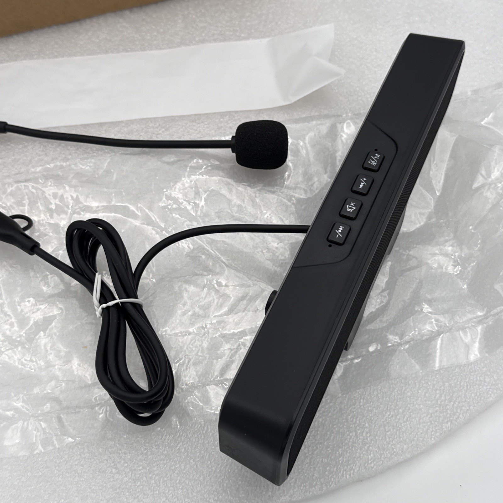 INGA Computer Speakers with Detachable Mic, Plug and Play Desktop Speakers