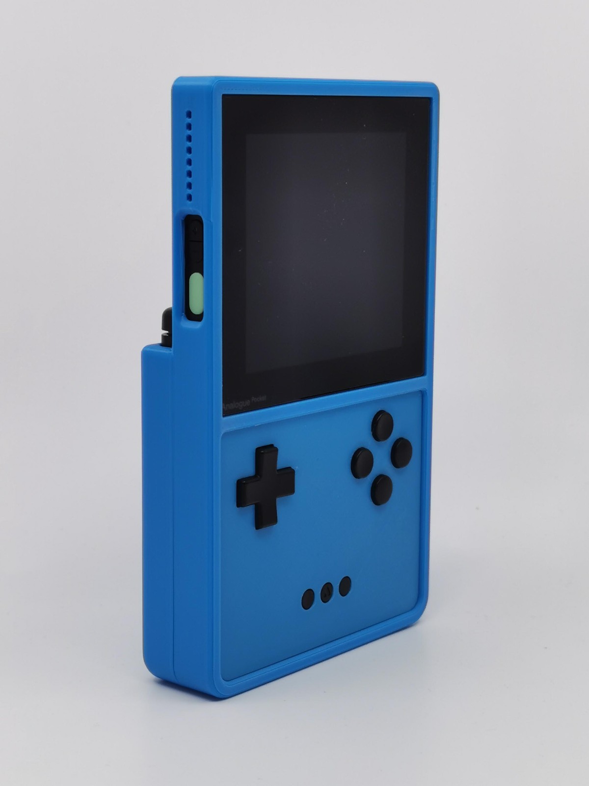 Rubber coated hard cover / case / shell for the Analogue® Pocket® handheld (wit