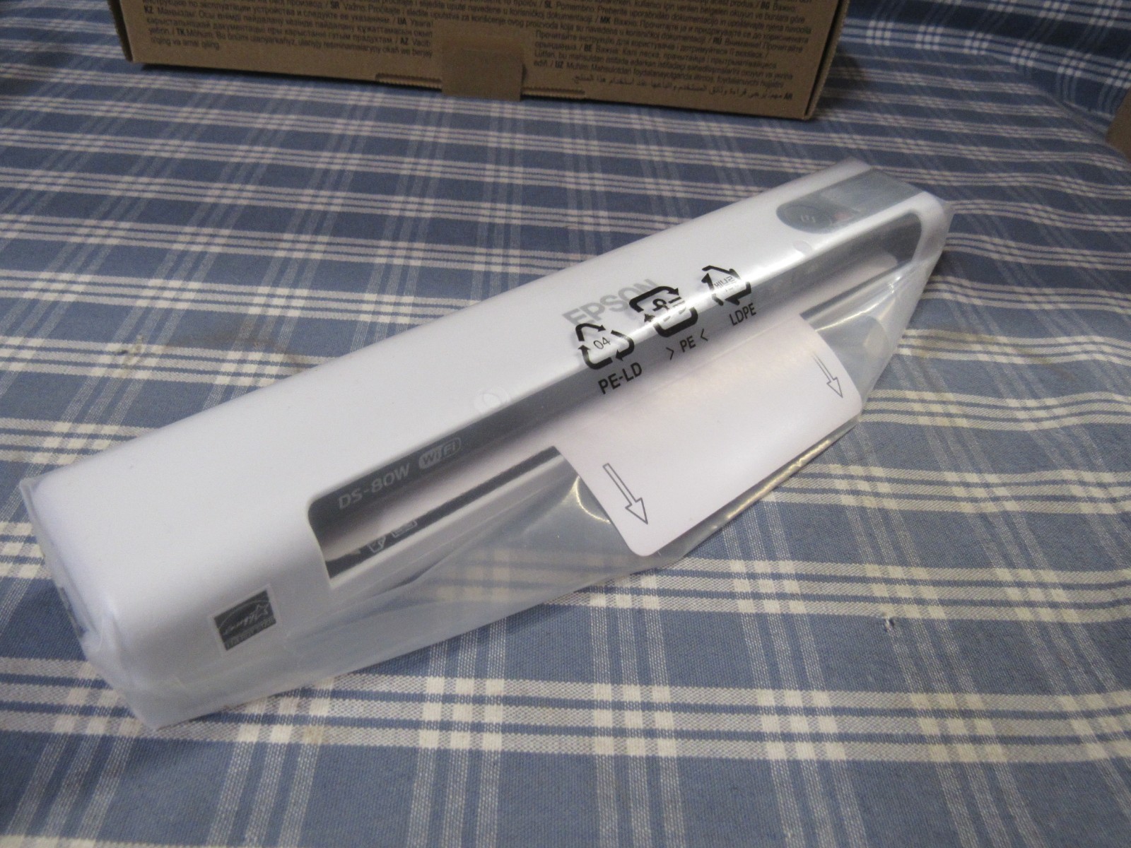 Epson Workforce DS-80W Wireless Portable Color Document Scanner (New) FREE SHIP.
