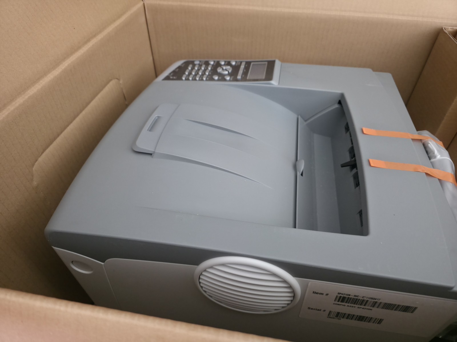 Ricoh Aficio SP4310N Laser Printer-Monochrome New Open Box