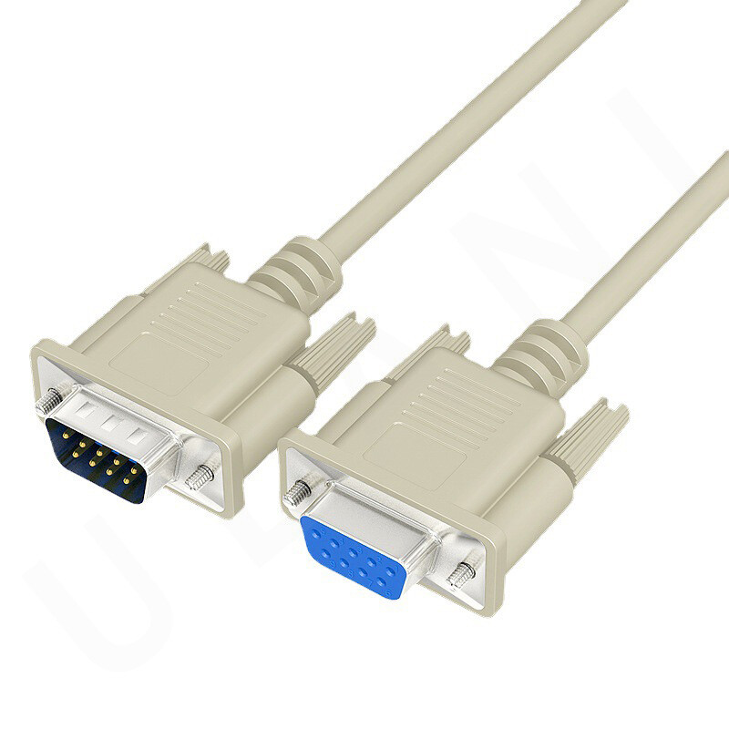 16FT DB9 RS232 Male to Female Serial Port Extension Cable Cord Lot
