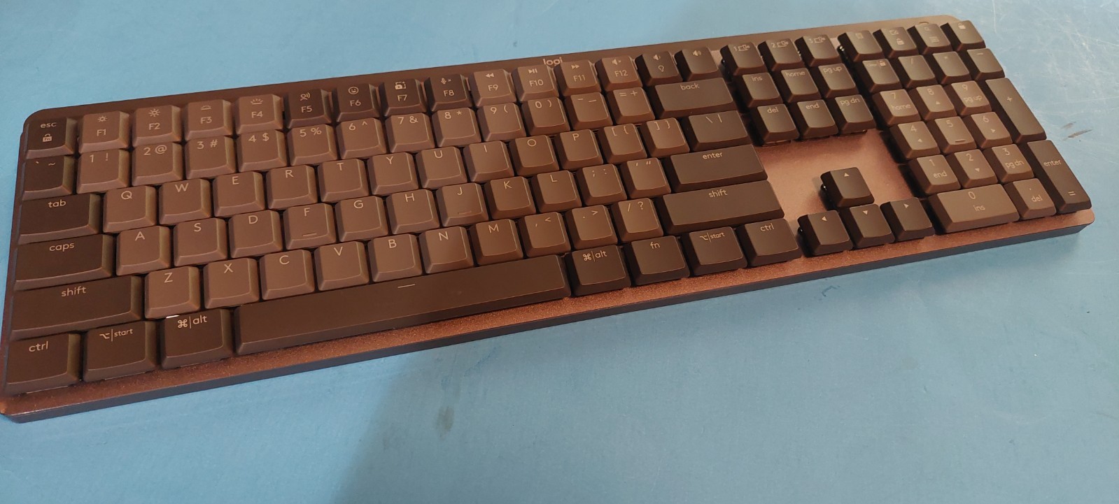 Logitech MX Mechanical Wireless Illuminated Keyboard, Graphite *NO DONGLE*